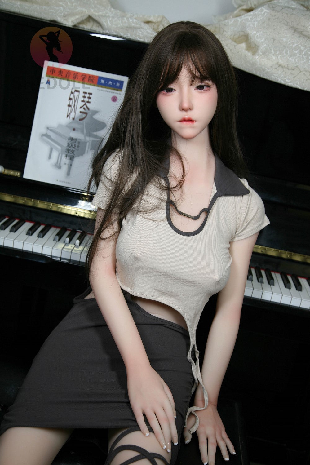 Chole Sex Doll (SHEDOLL 158 cm C puodelis # SH070 TPE + silikonas)