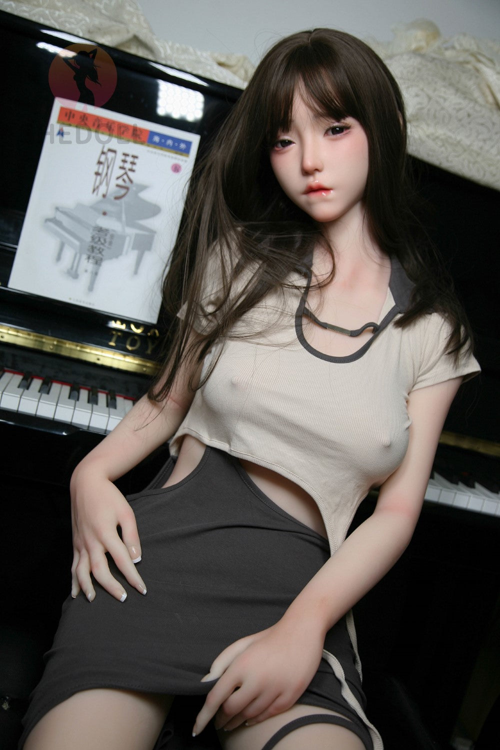 Chole Sex Doll (SHEDOLL 158 cm C puodelis # SH070 TPE + silikonas)
