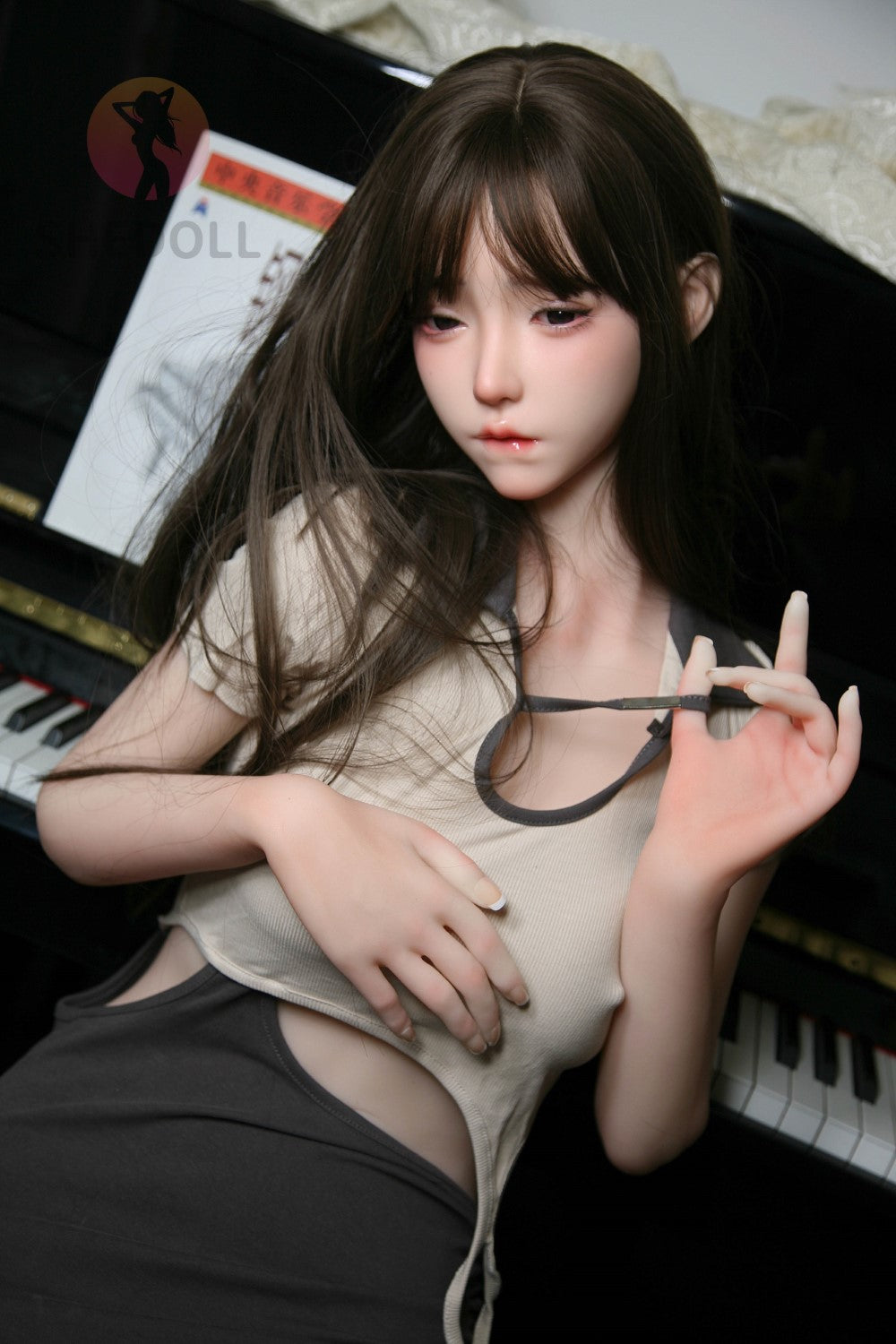 Chole Sex Doll (SHEDOLL 158 cm C puodelis # SH070 TPE + silikonas)