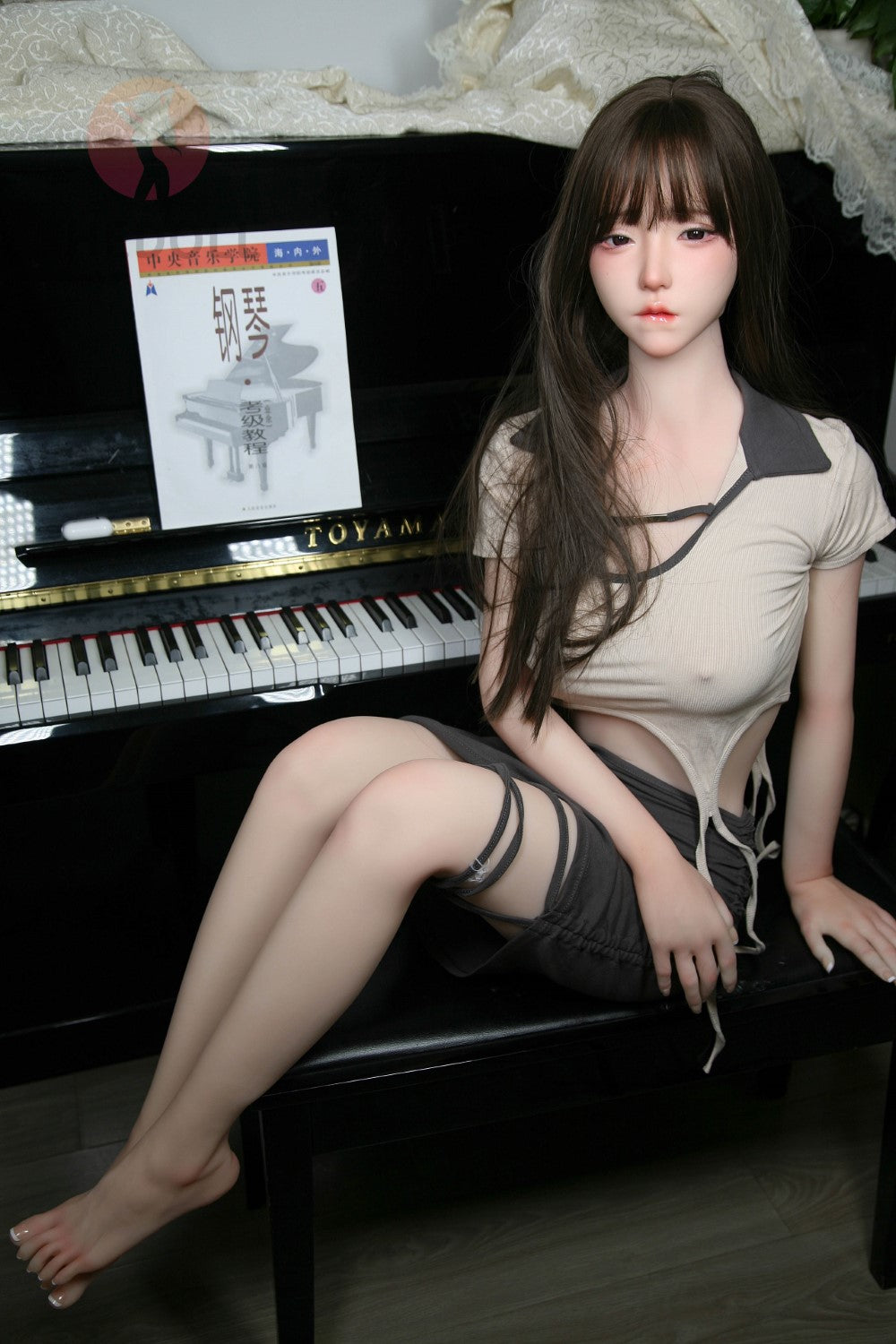 Chole Sex Doll (SHEDOLL 158 cm C puodelis # SH070 TPE + silikonas)
