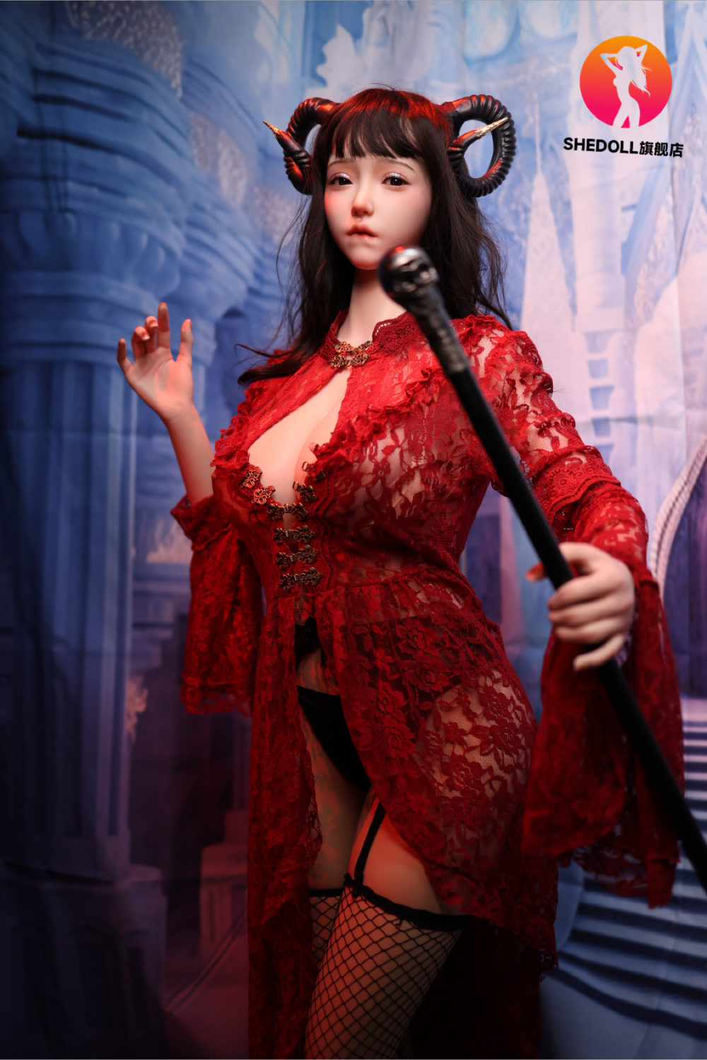 Chole Sex Doll (SHEDOLL 163 cm H-Cup #SH071 silikonas)