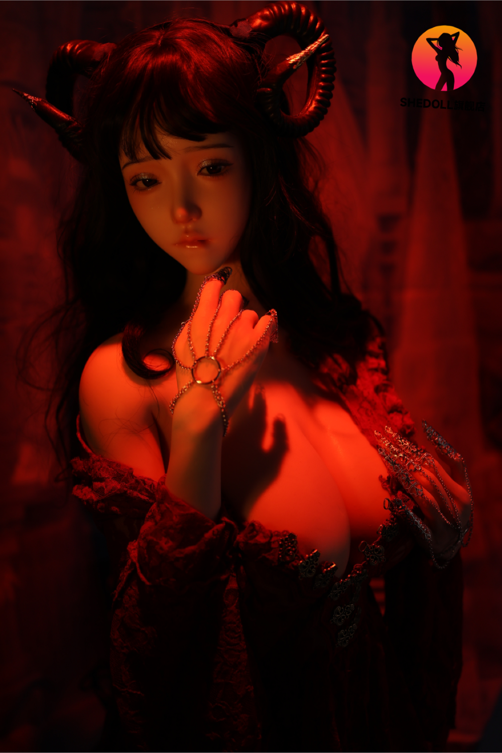 Chole Sex Doll (SHEDOLL 163 cm H-Cup #SH071 silikonas)