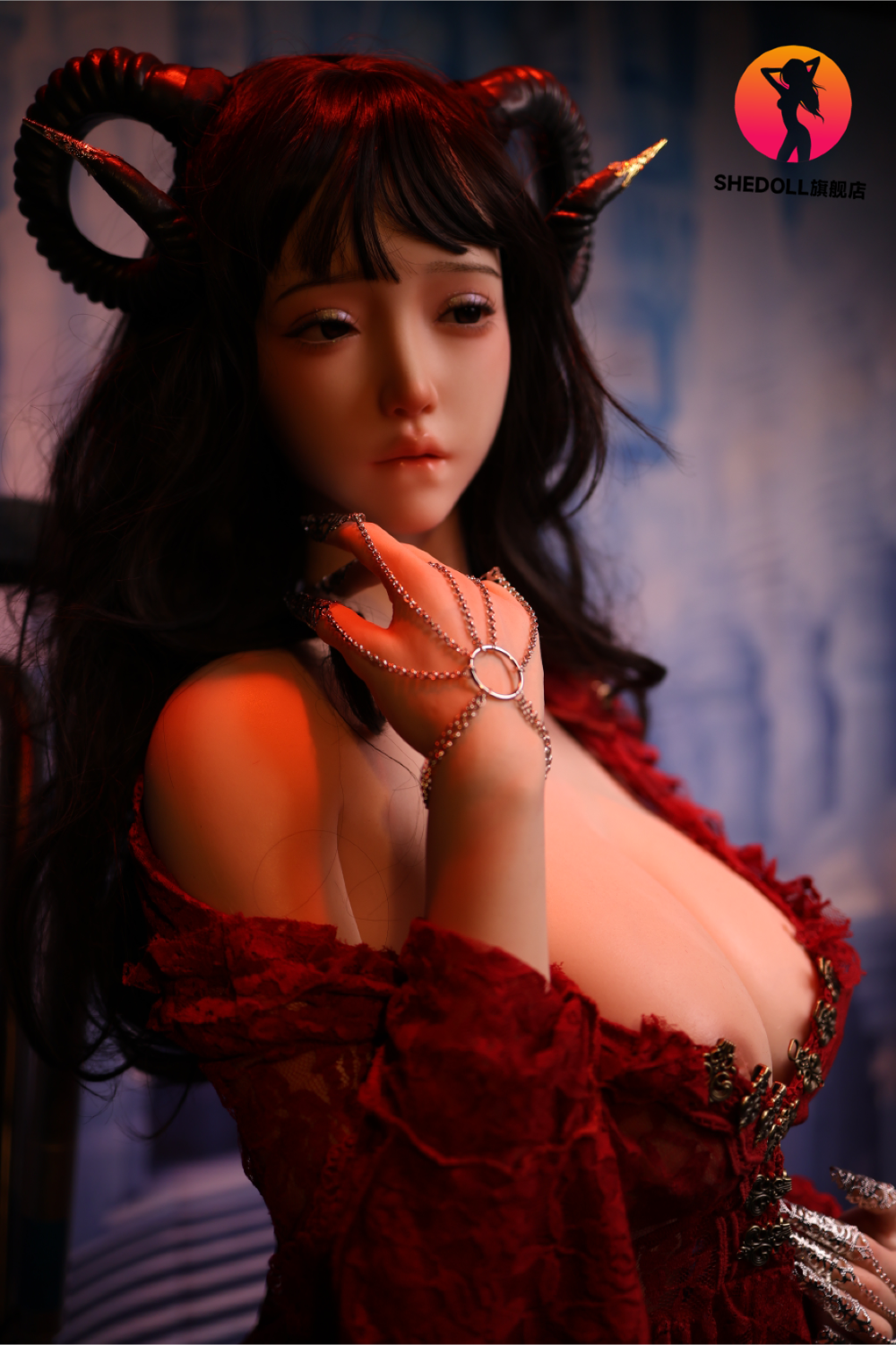 Chole Sex Doll (SHEDOLL 163 cm H-Cup #SH071 silikonas)