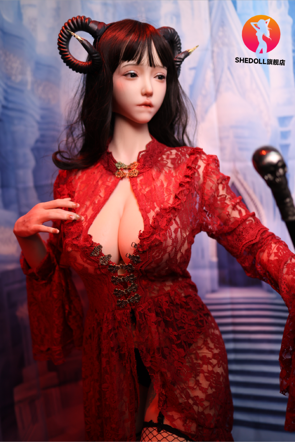 Chole Sex Doll (SHEDOLL 163 cm H-Cup #SH071 silikonas)