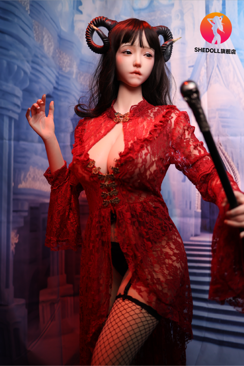 Chole Sex Doll (SHEDOLL 163 cm H-Cup #SH071 silikonas)