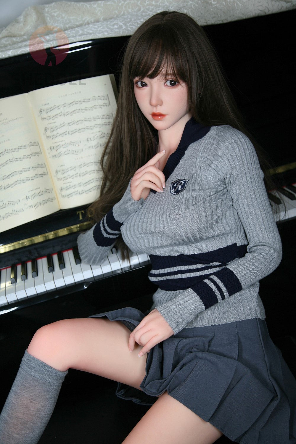 Sekso lėlė Cheryl (SHEDOLL 158 cm C puodelis # SH072 TPE + silikonas)