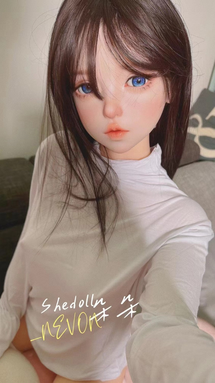 Dora Sex Doll (SHEDOLL 148 cm D puodelis # SH073 2.0 TPE + silikonas)