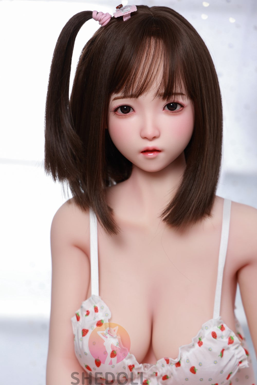 Candy Sex Doll (SHEDOLL 148 cm D puodelis # SH077 2.0 TPE + silikonas)