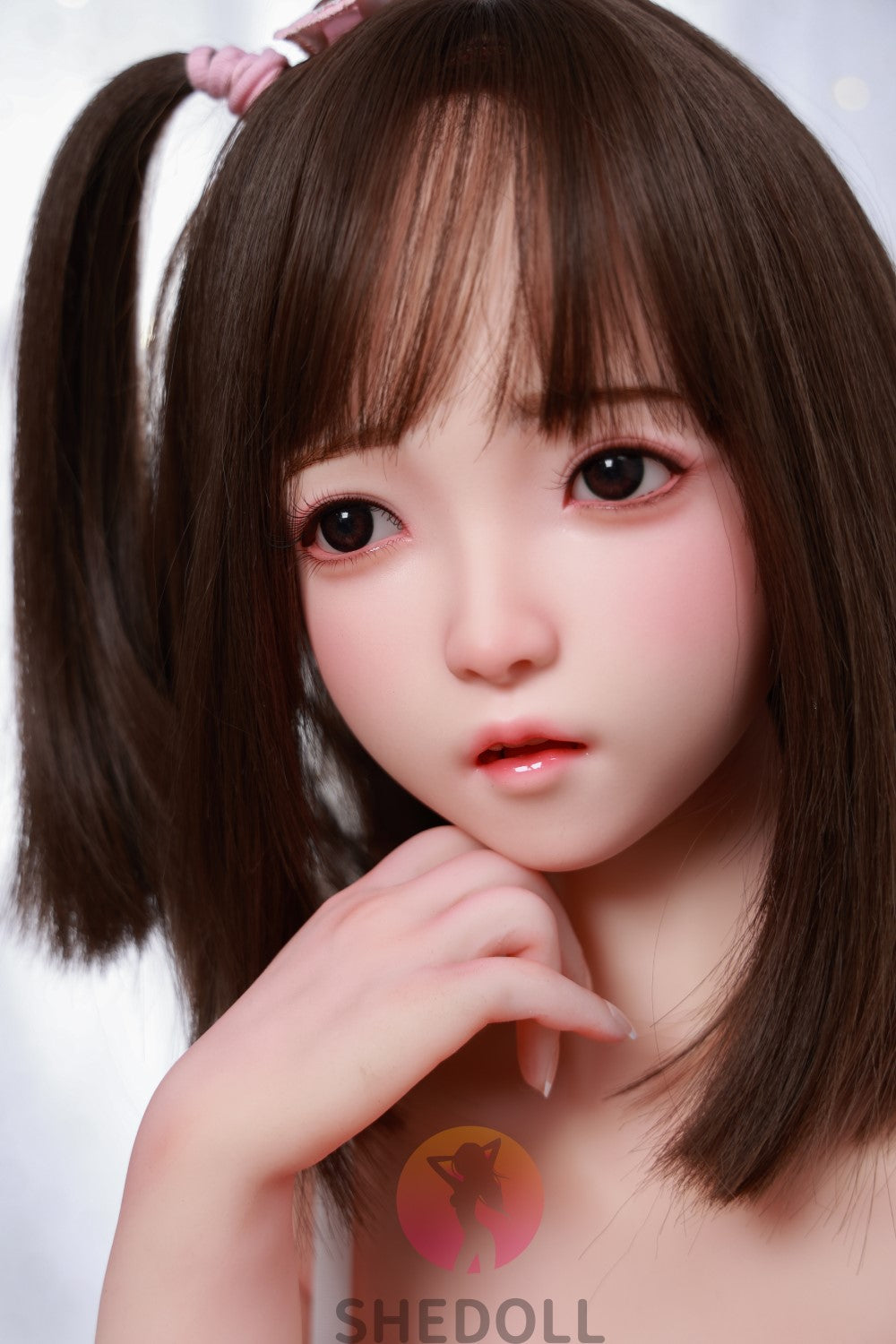 Candy Sex Doll (SHEDOLL 148 cm D puodelis # SH077 2.0 TPE + silikonas)