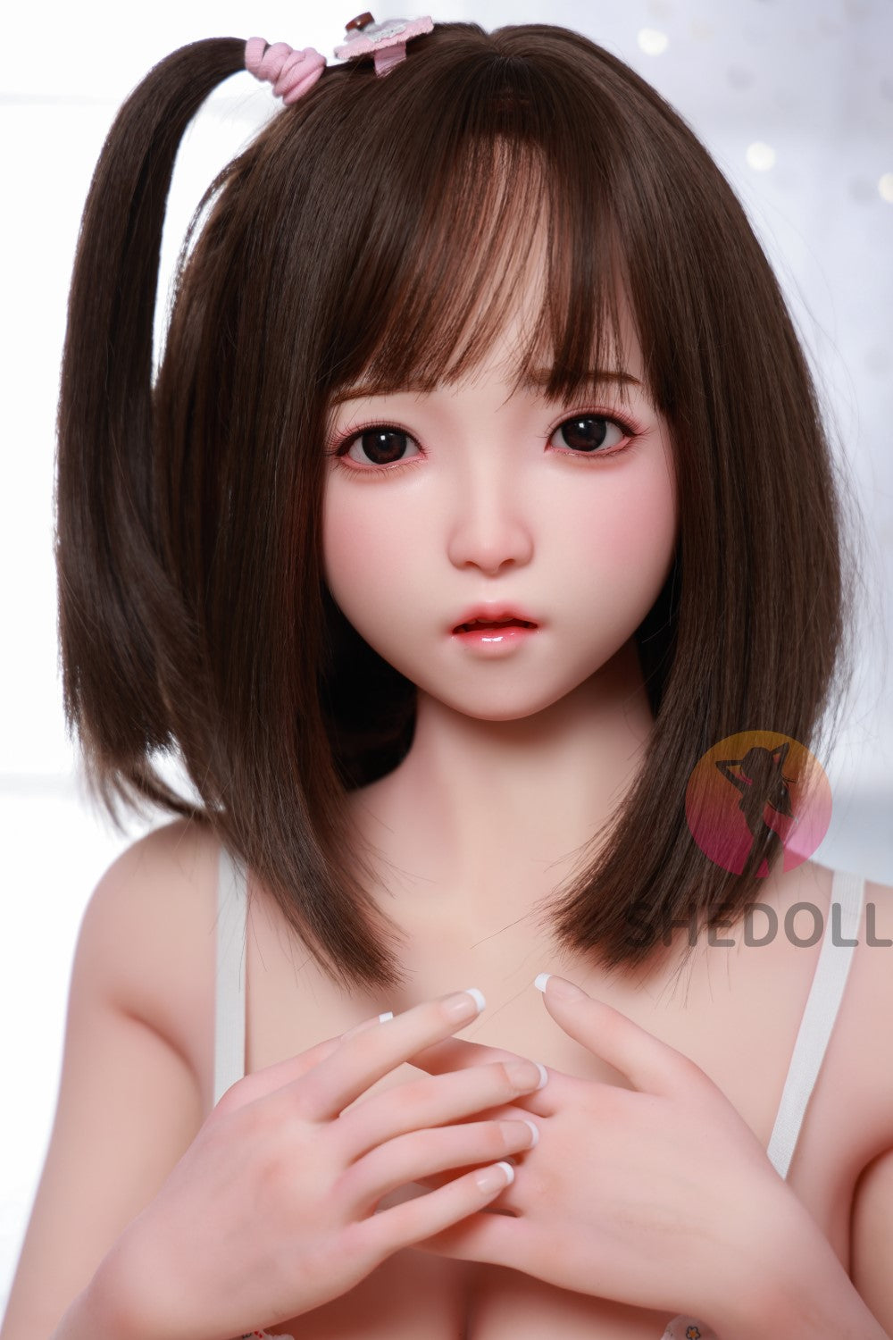 Candy Sex Doll (SHEDOLL 148 cm D puodelis # SH077 2.0 TPE + silikonas)