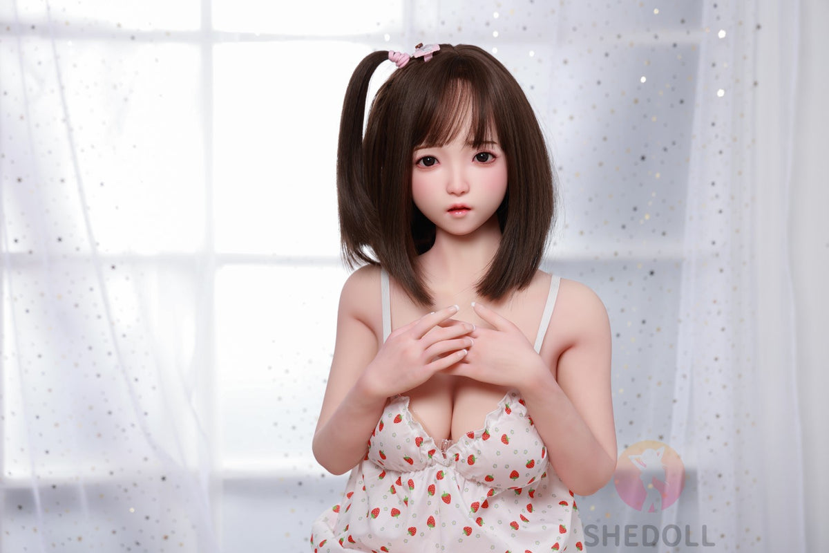 Candy Sex Doll (SHEDOLL 148 cm D puodelis # SH077 2.0 TPE + silikonas)