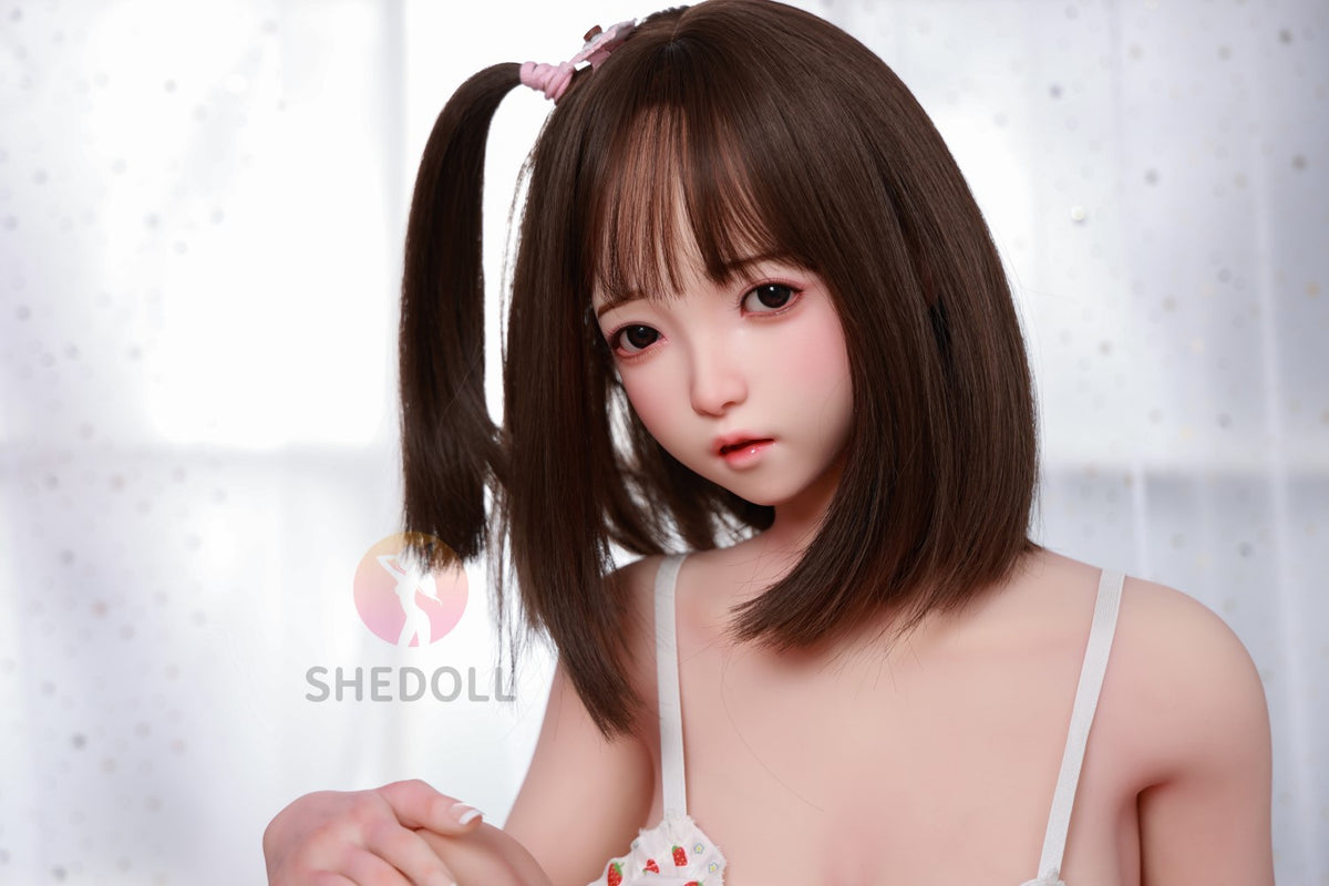 Candy Sex Doll (SHEDOLL 148 cm D puodelis # SH077 2.0 TPE + silikonas)