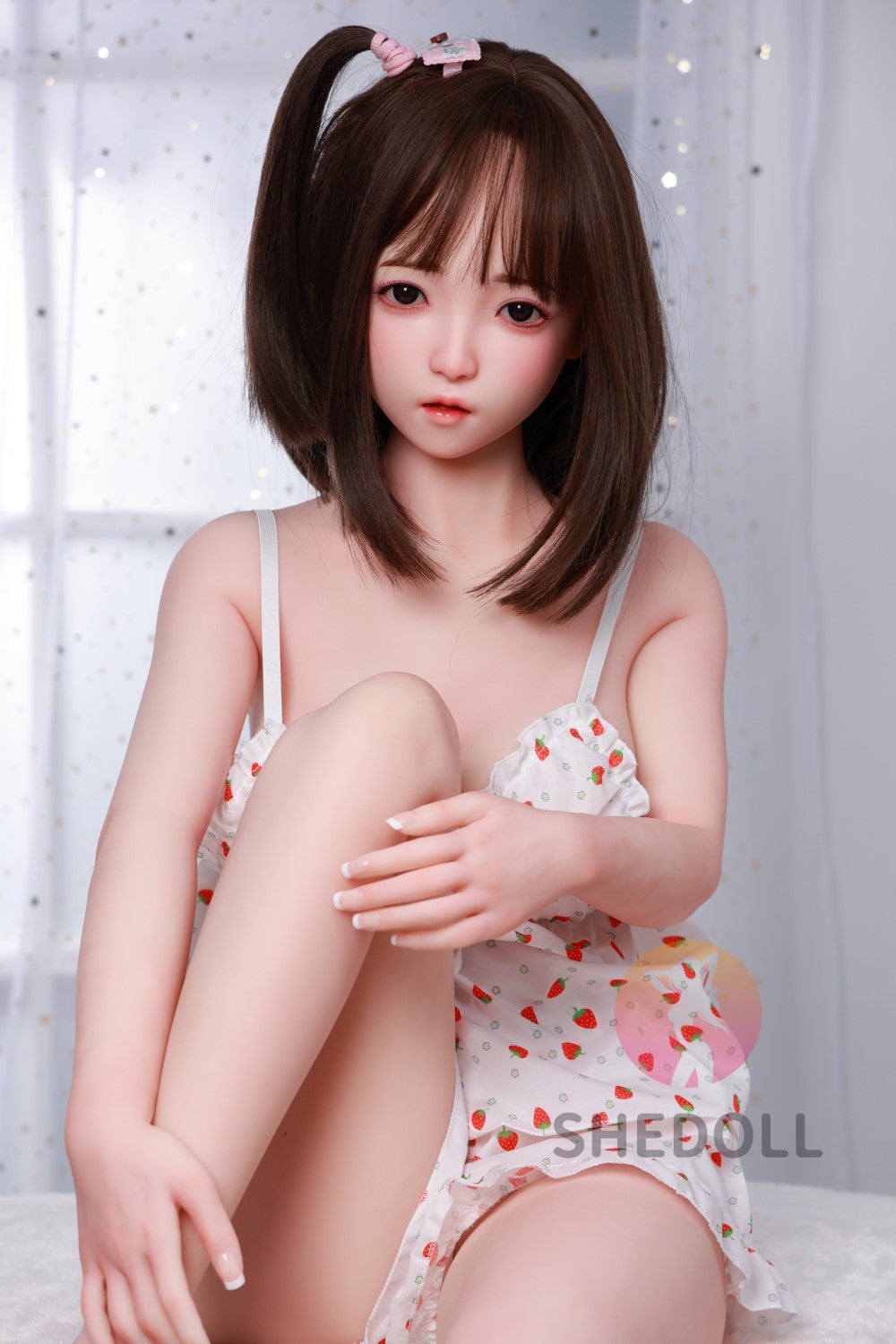 Candy Sex Doll (SHEDOLL 148 cm D puodelis # SH077 2.0 TPE + silikonas)