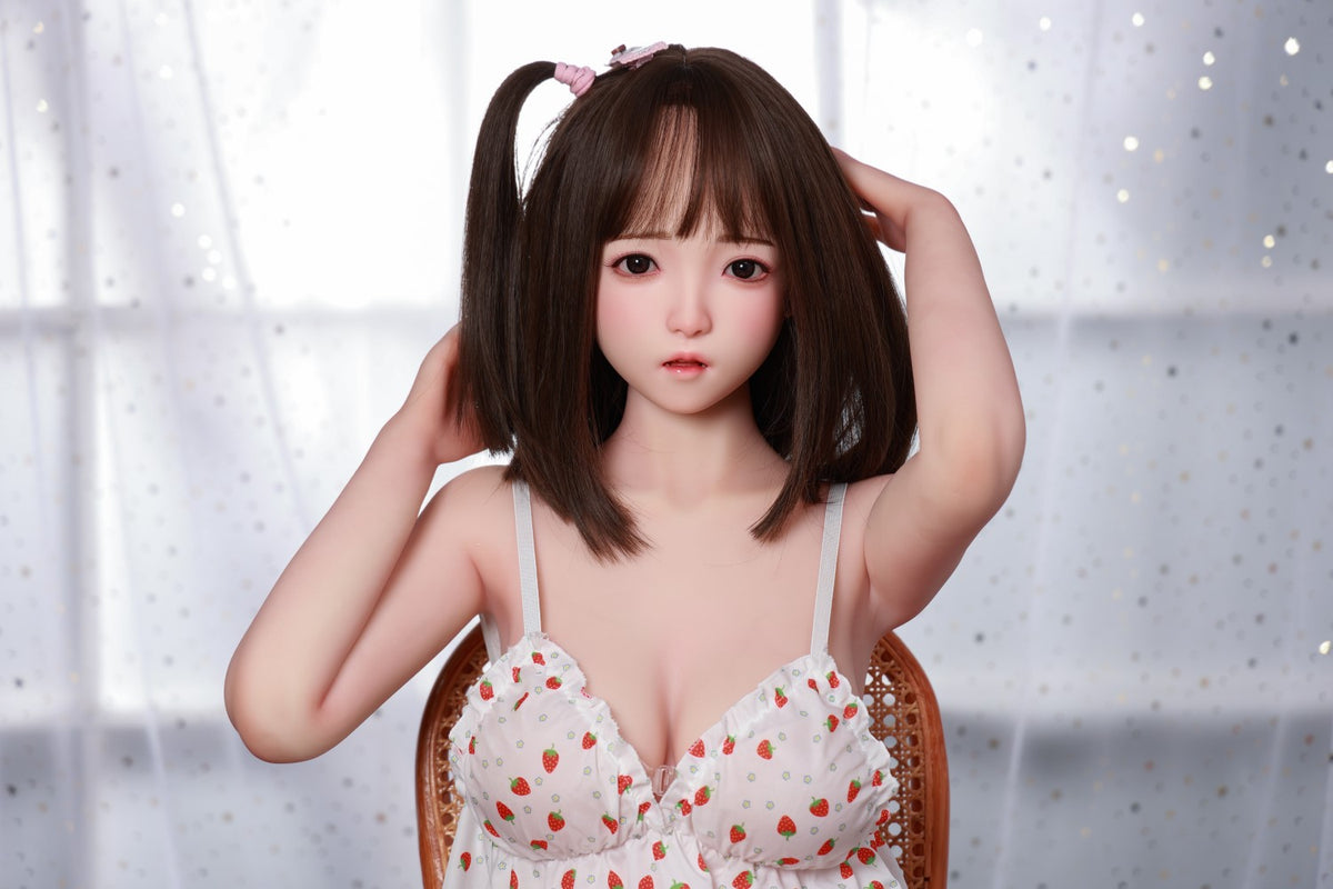 Candy Sex Doll (SHEDOLL 148 cm D puodelis # SH077 2.0 TPE + silikonas)