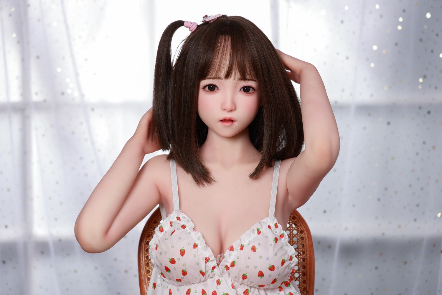 Candy Sex Doll (SHEDOLL 148 cm D puodelis # SH077 2.0 TPE + silikonas)