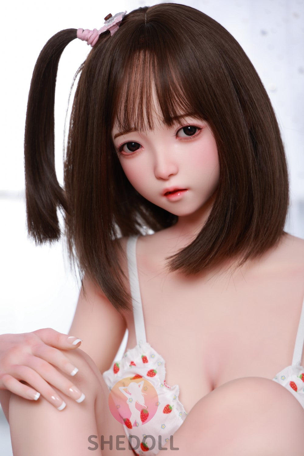 Candy Sex Doll (SHEDOLL 148 cm D puodelis # SH077 2.0 TPE + silikonas)
