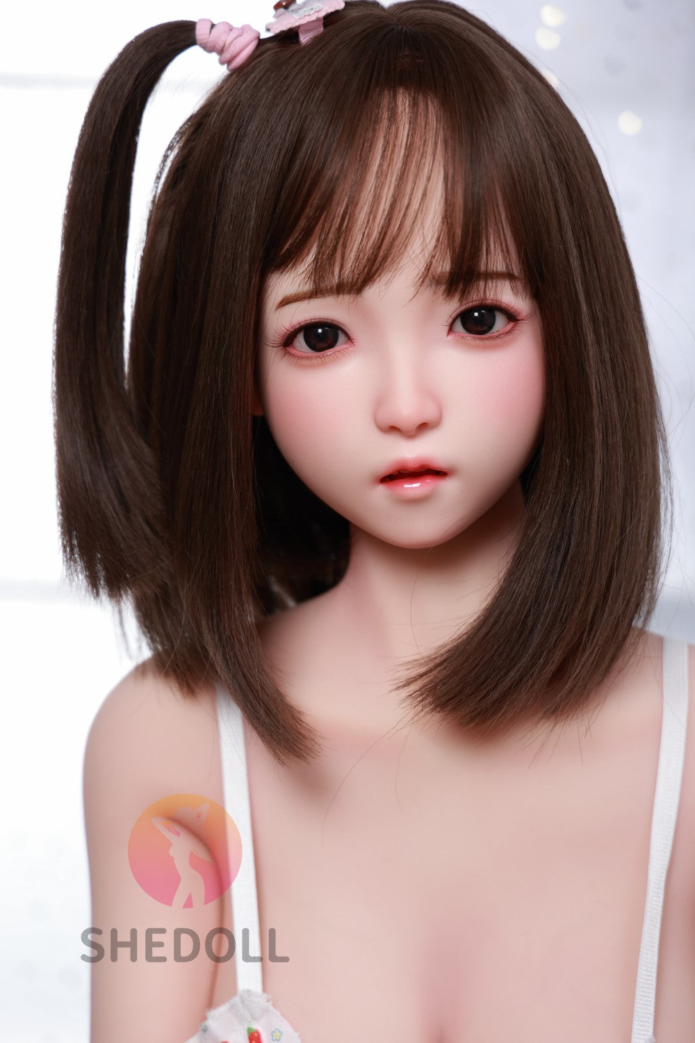 Candy Sex Doll (SHEDOLL 148 cm D puodelis # SH077 2.0 TPE + silikonas)
