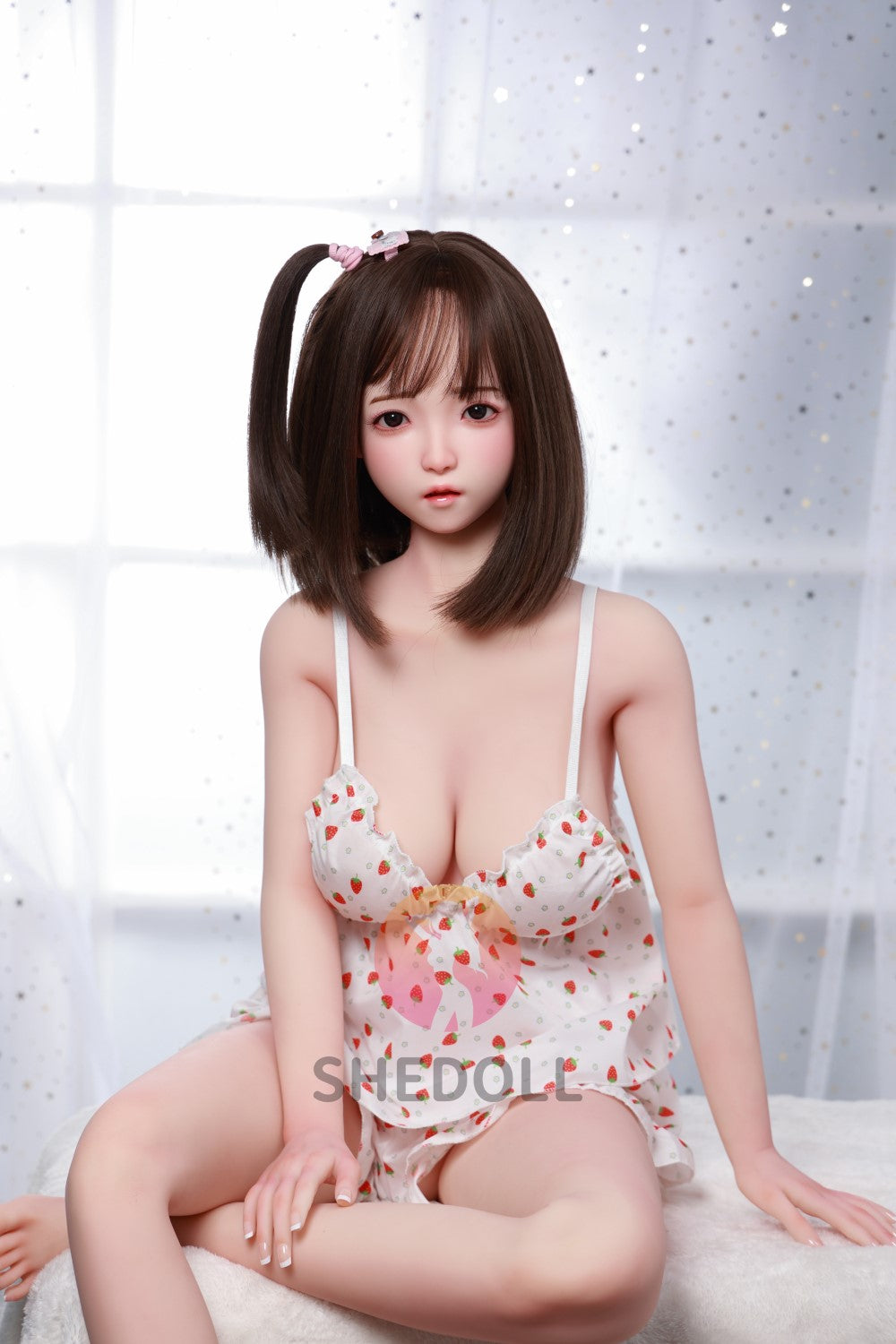Candy Sex Doll (SHEDOLL 148 cm D puodelis # SH077 2.0 TPE + silikonas)