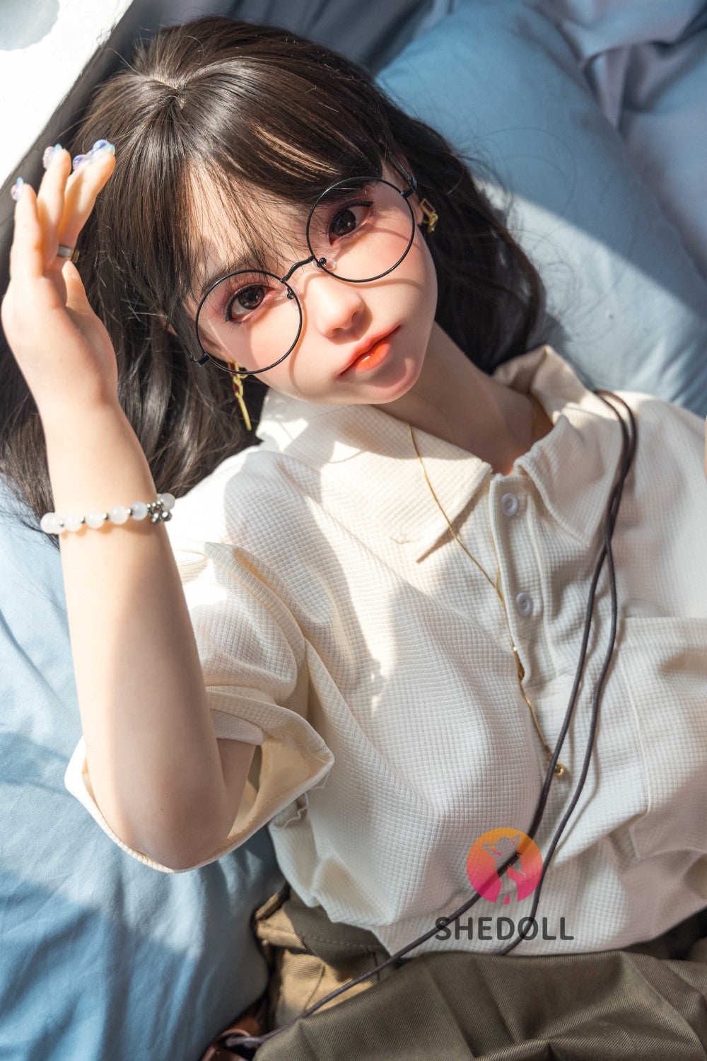 Roy Sex Doll (SHEDOLL 148 cm D puodelis #SH078 2.0 silikonas)