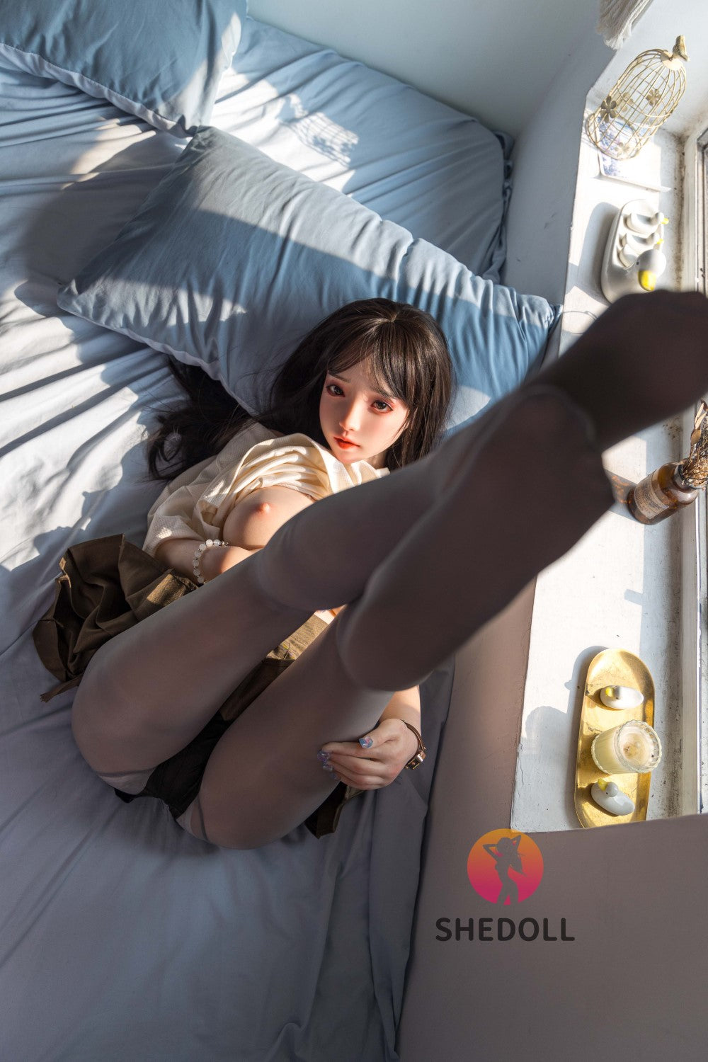 Roy Sex Doll (SHEDOLL 148 cm D puodelis #SH078 2.0 silikonas)