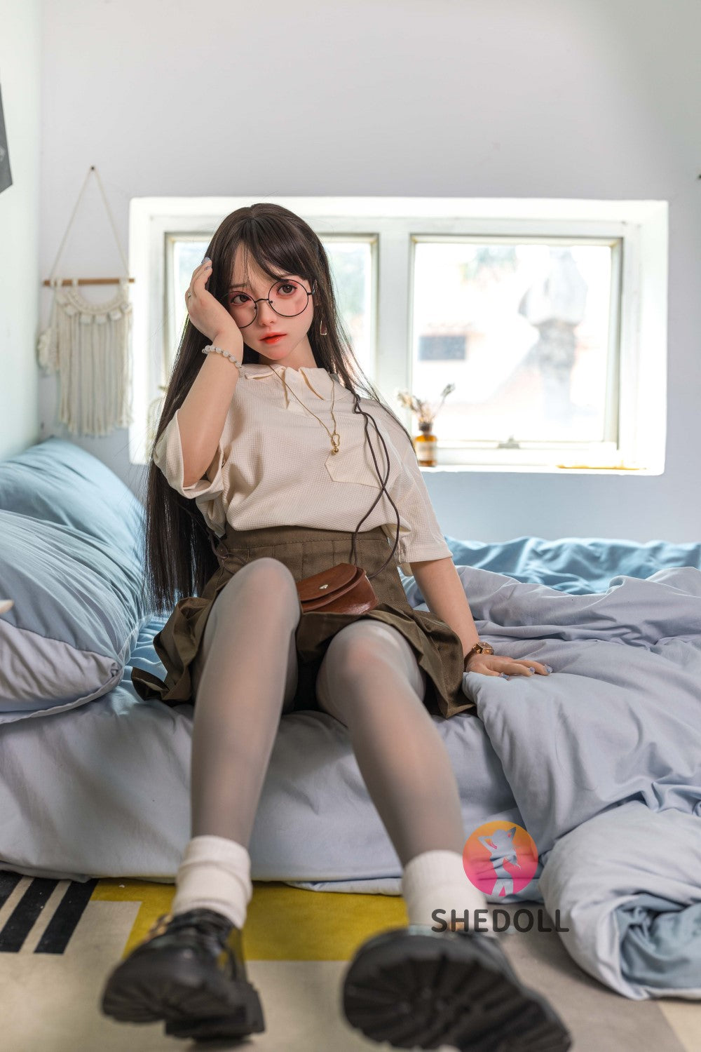 Roy Sex Doll (SHEDOLL 148 cm D puodelis #SH078 2.0 silikonas)
