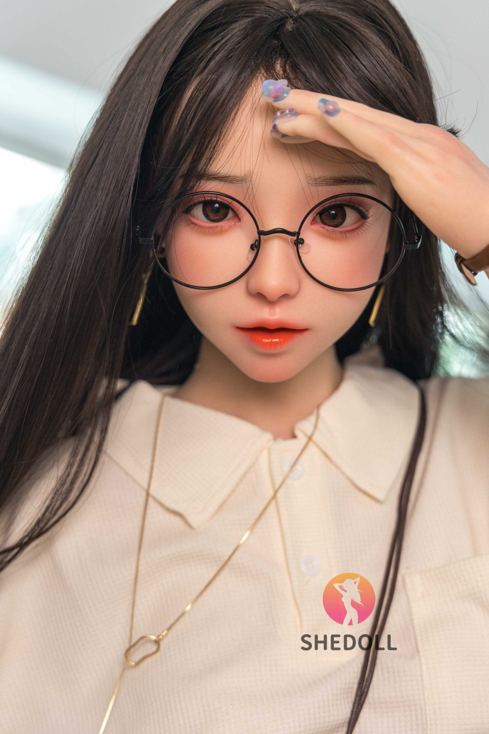 Roy Sex Doll (SHEDOLL 148 cm D puodelis #SH078 2.0 silikonas)