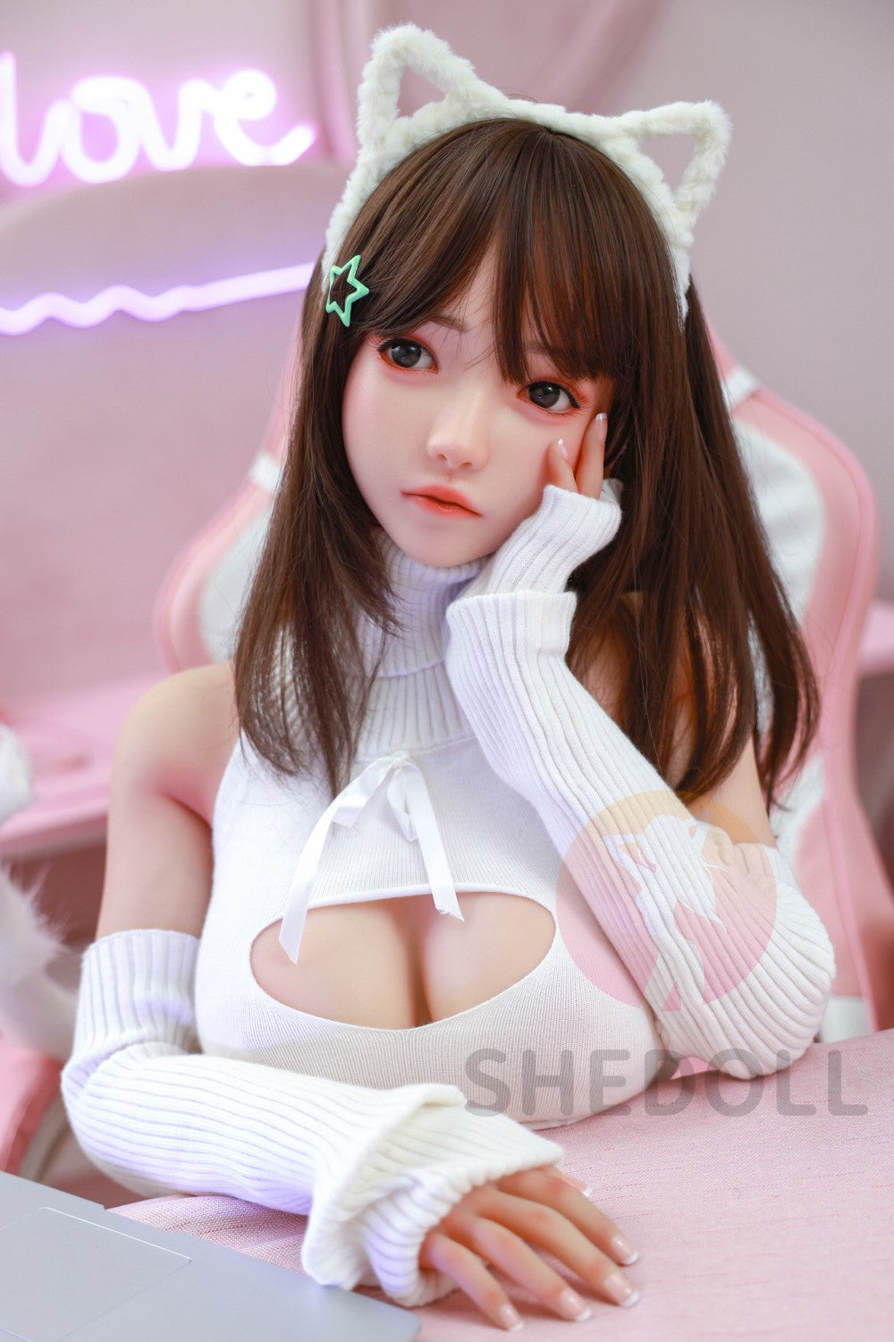 Roy Sex Doll (SHEDOLL 148 cm D puodelis #SH079 silikonas)