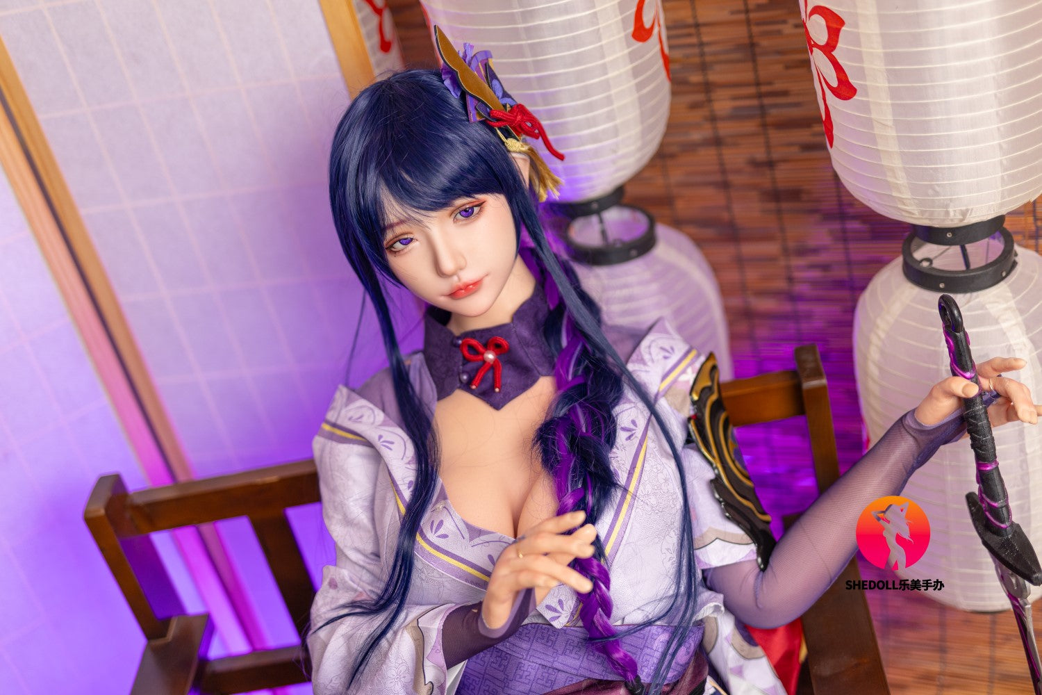 Raiden Ei Sex Doll (SHEDOLL 165 cm E-Cup #SH085 2.0 silikonas)