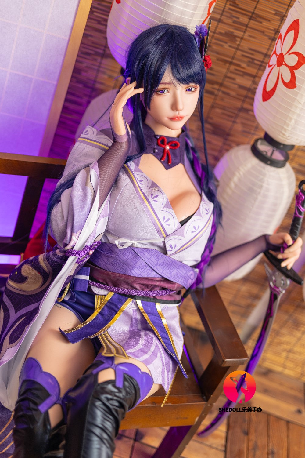 Raiden Ei Sex Doll (SHEDOLL 165 cm E-Cup #SH085 2.0 silikonas)