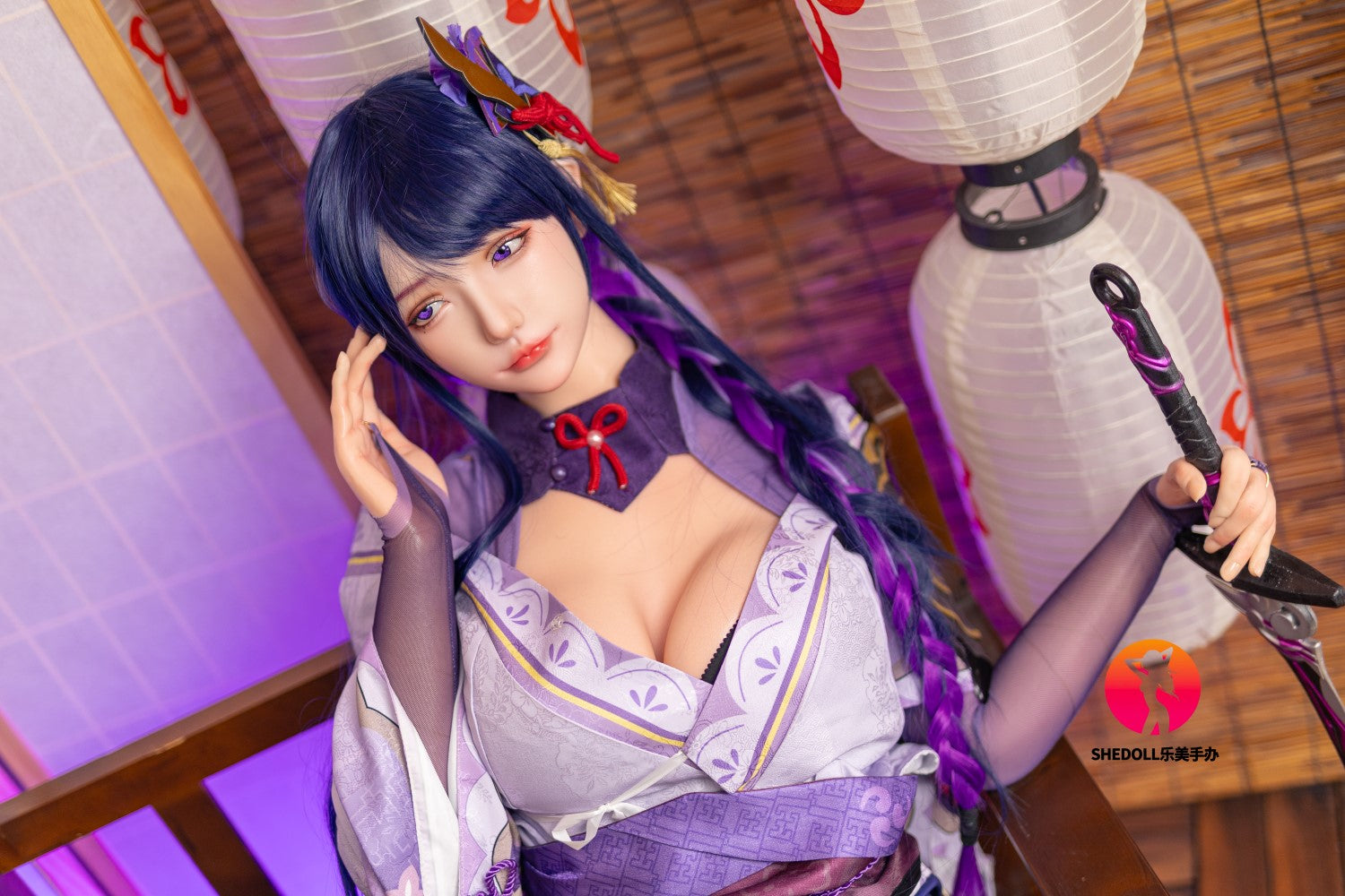 Raiden Ei Sex Doll (SHEDOLL 165 cm E-Cup #SH085 2.0 silikonas)