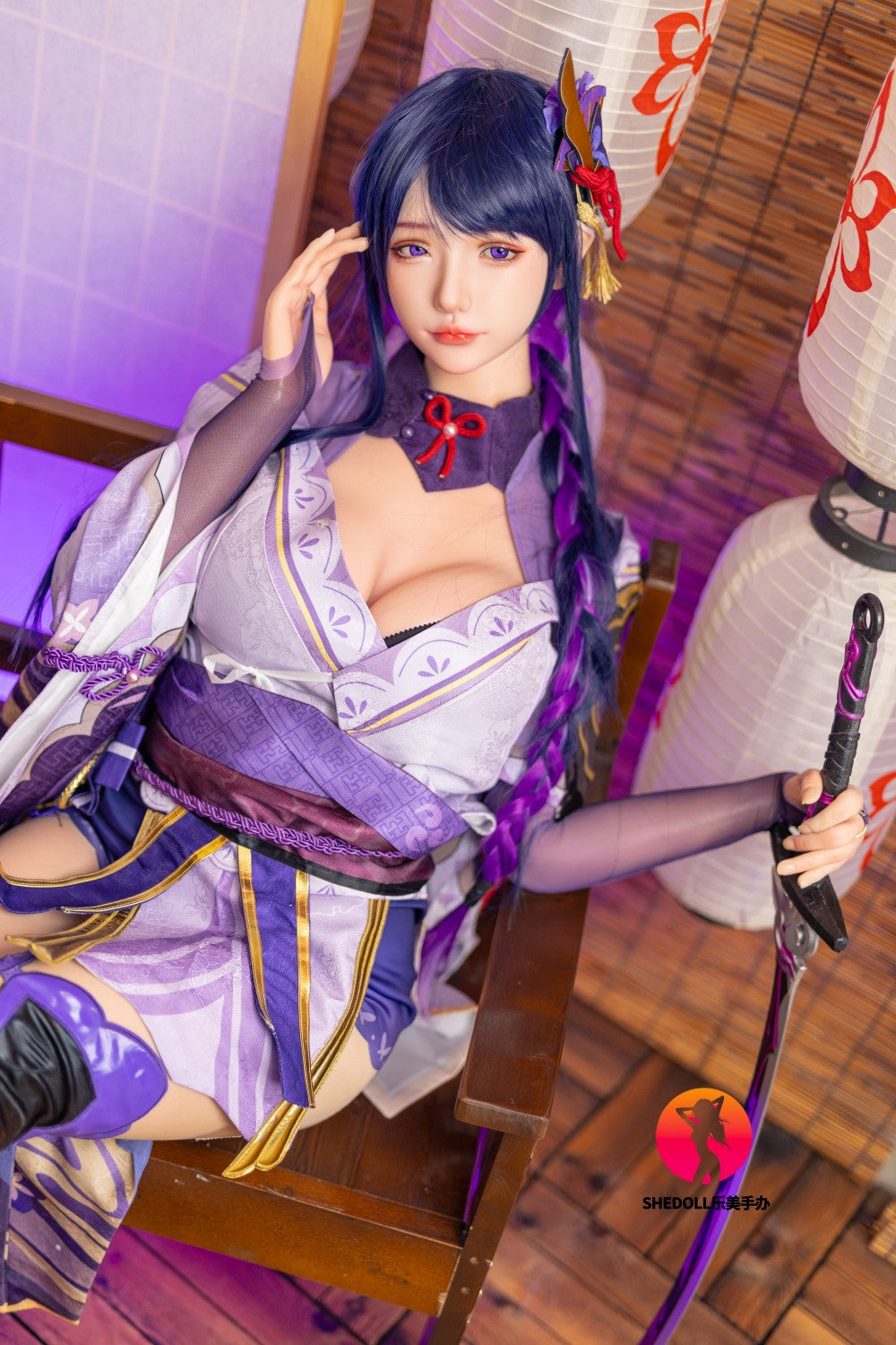 Raiden Ei Sex Doll (SHEDOLL 165 cm E-Cup #SH085 2.0 silikonas)