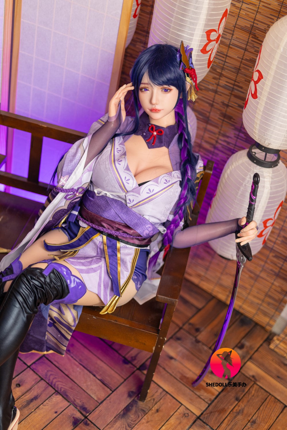 Raiden Ei Sex Doll (SHEDOLL 165 cm E-Cup #SH085 2.0 silikonas)