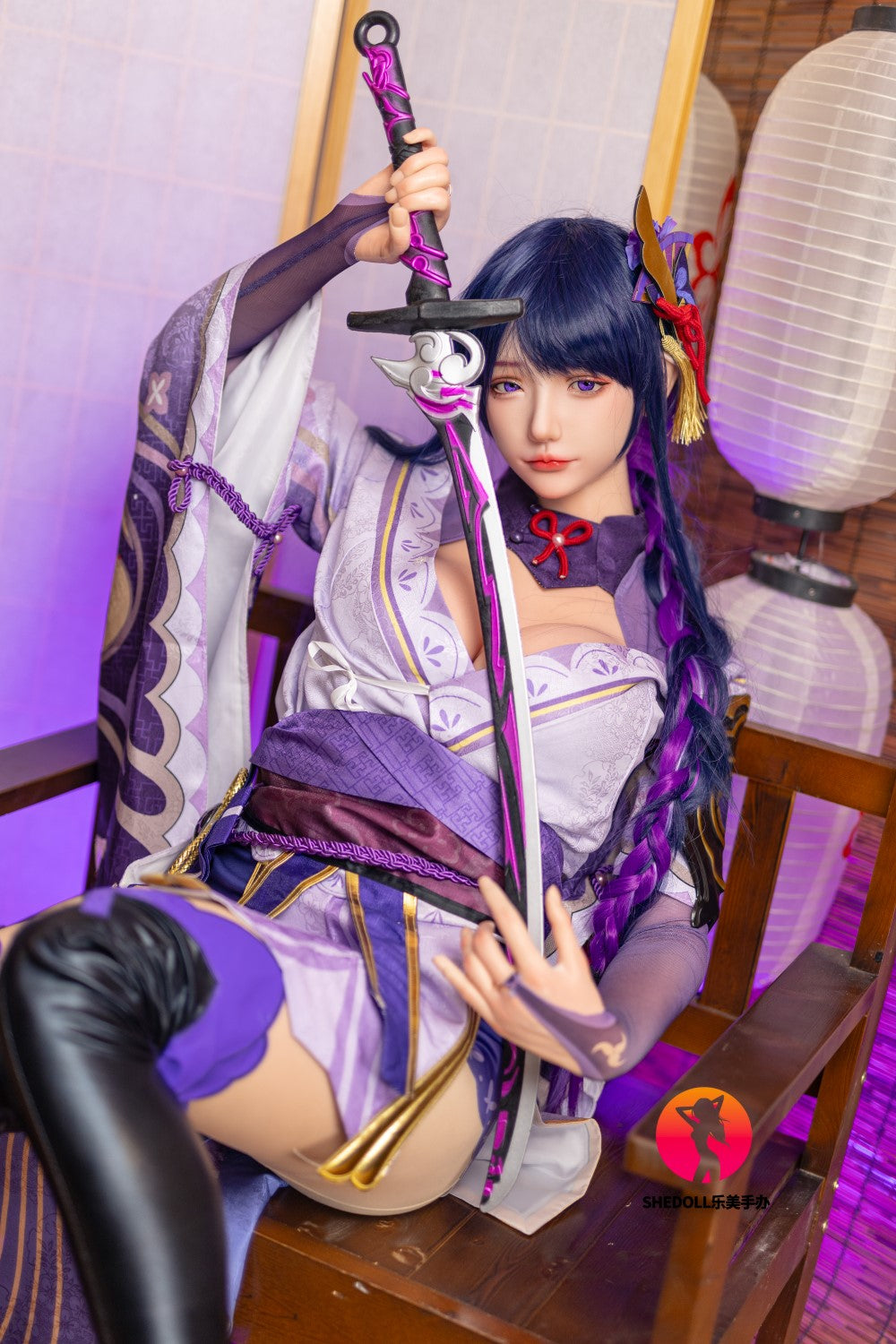 Raiden Ei Sex Doll (SHEDOLL 165 cm E-Cup #SH085 2.0 silikonas)