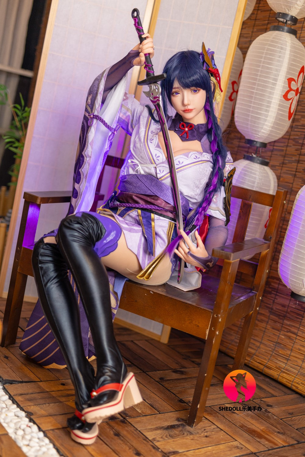 Raiden Ei Sex Doll (SHEDOLL 165 cm E-Cup #SH085 2.0 silikonas)