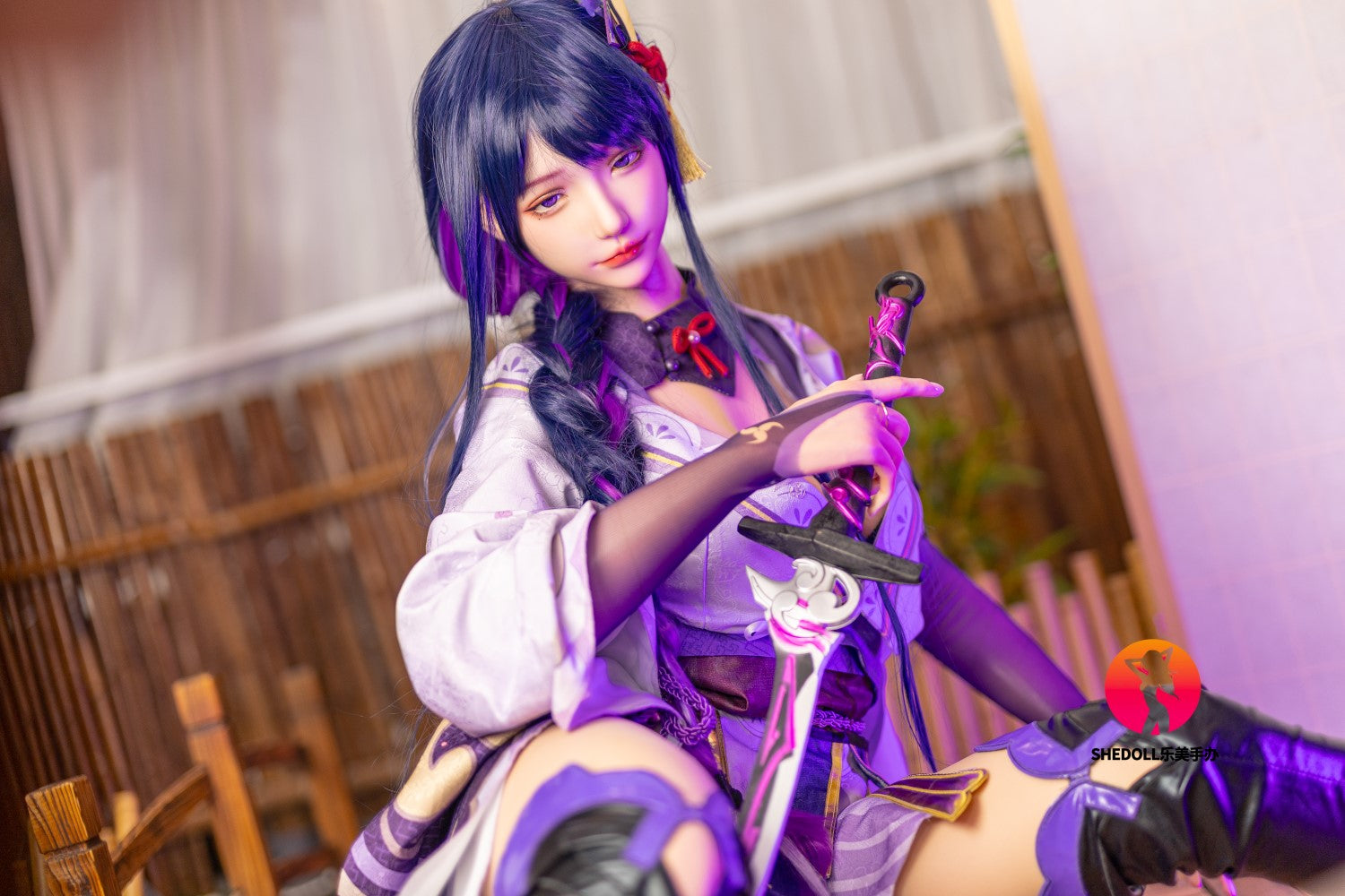 Raiden Ei Sex Doll (SHEDOLL 165 cm E-Cup #SH085 2.0 silikonas)