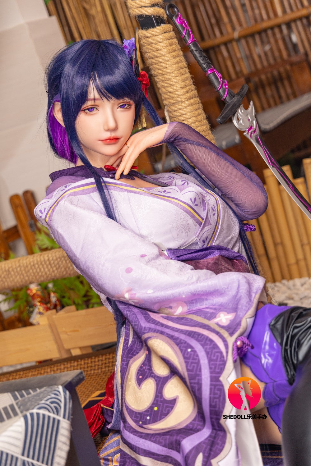Raiden Ei Sex Doll (SHEDOLL 165 cm E-Cup #SH085 2.0 silikonas)