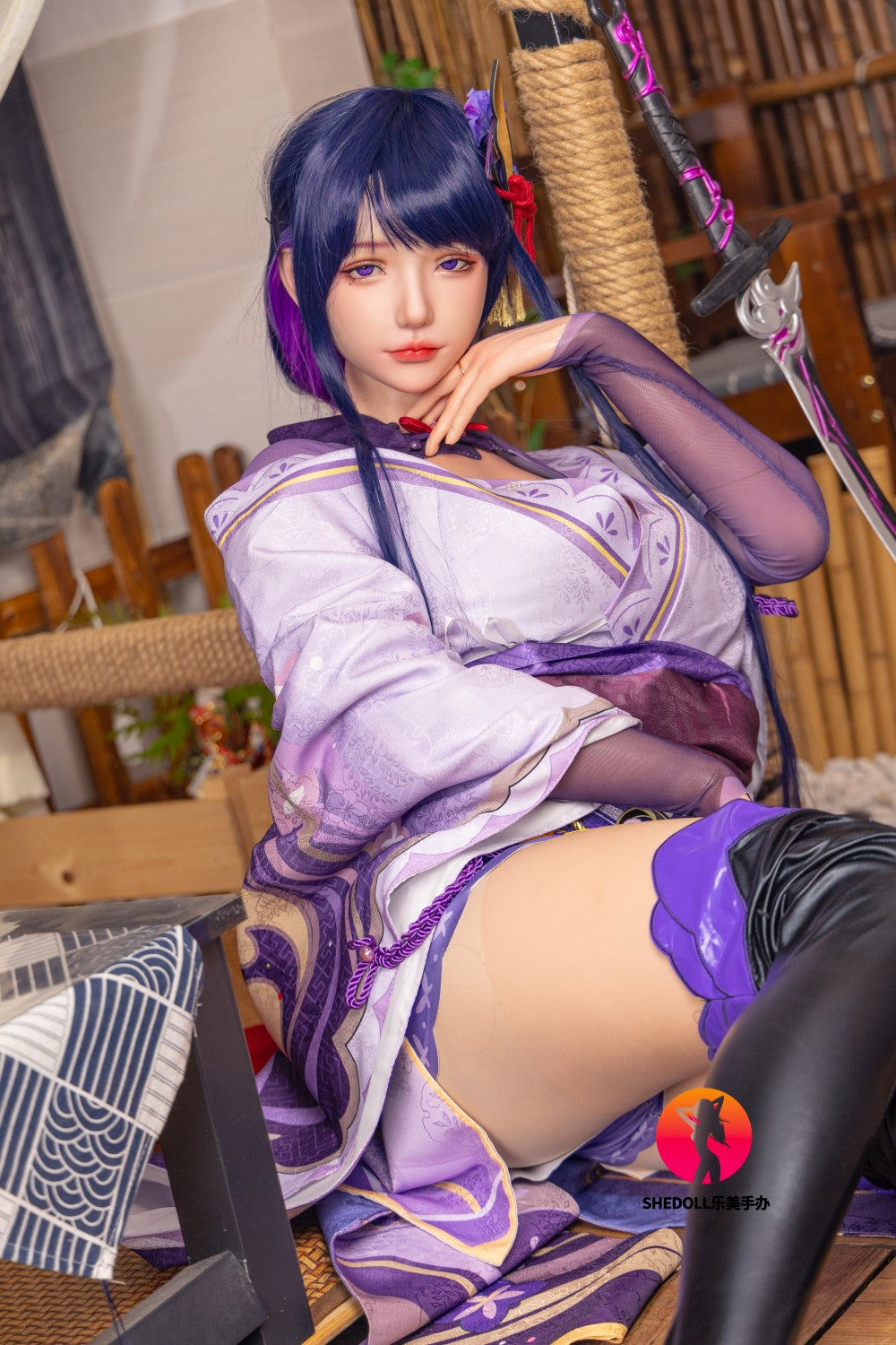 Raiden Ei Sex Doll (SHEDOLL 165 cm E-Cup #SH085 2.0 silikonas)