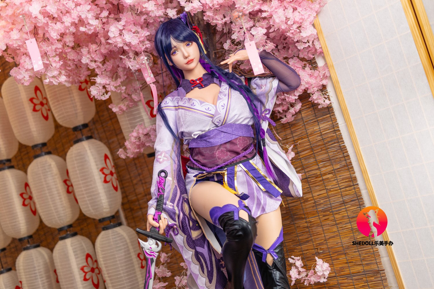 Raiden Ei Sex Doll (SHEDOLL 165 cm E-Cup #SH085 2.0 silikonas)