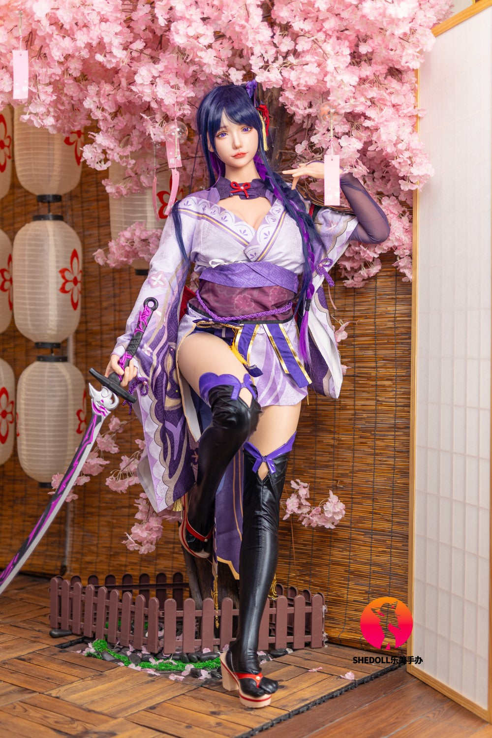 Raiden Ei Sex Doll (SHEDOLL 165 cm E-Cup #SH085 2.0 silikonas)