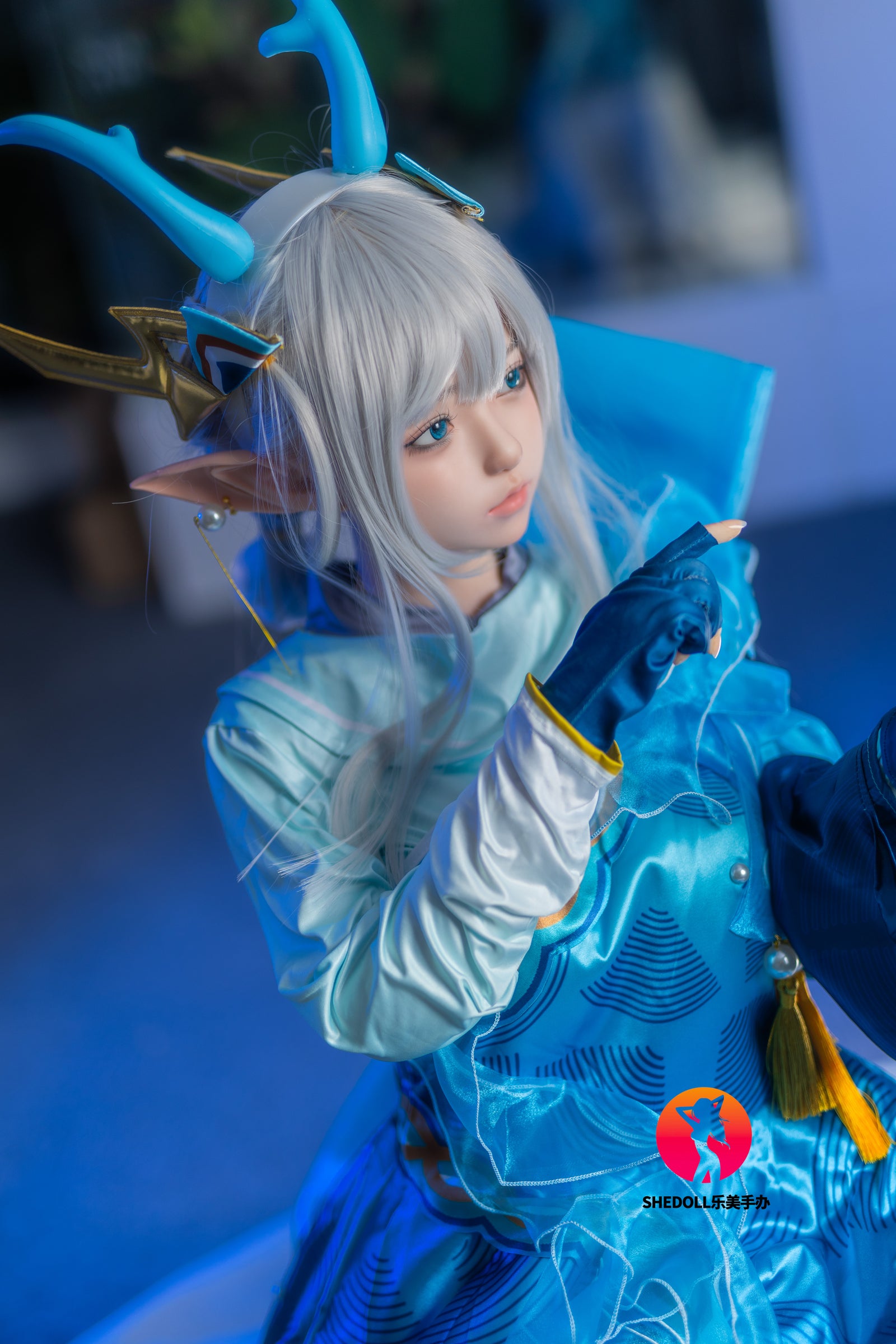 Aileen Sex Doll (SHEDOLL 148 cm D-Cup #SH087 2.0 silikonas)