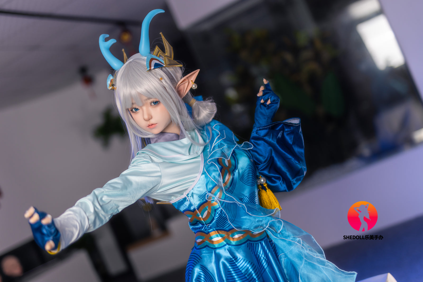 Aileen Sex Doll (SHEDOLL 148 cm D-Cup #SH087 2.0 silikonas)