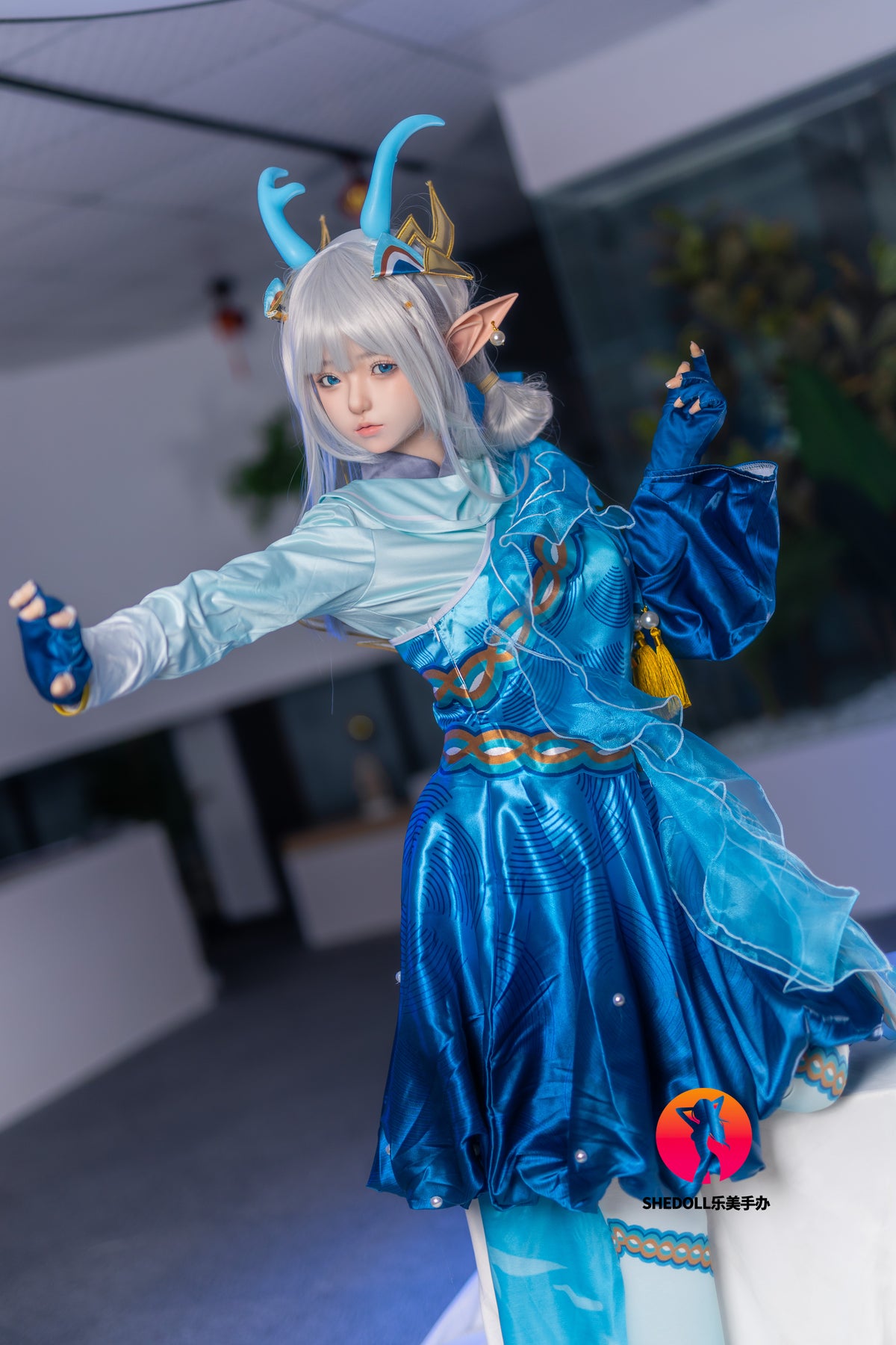 Aileen Sex Doll (SHEDOLL 148 cm D-Cup #SH087 2.0 silikonas)