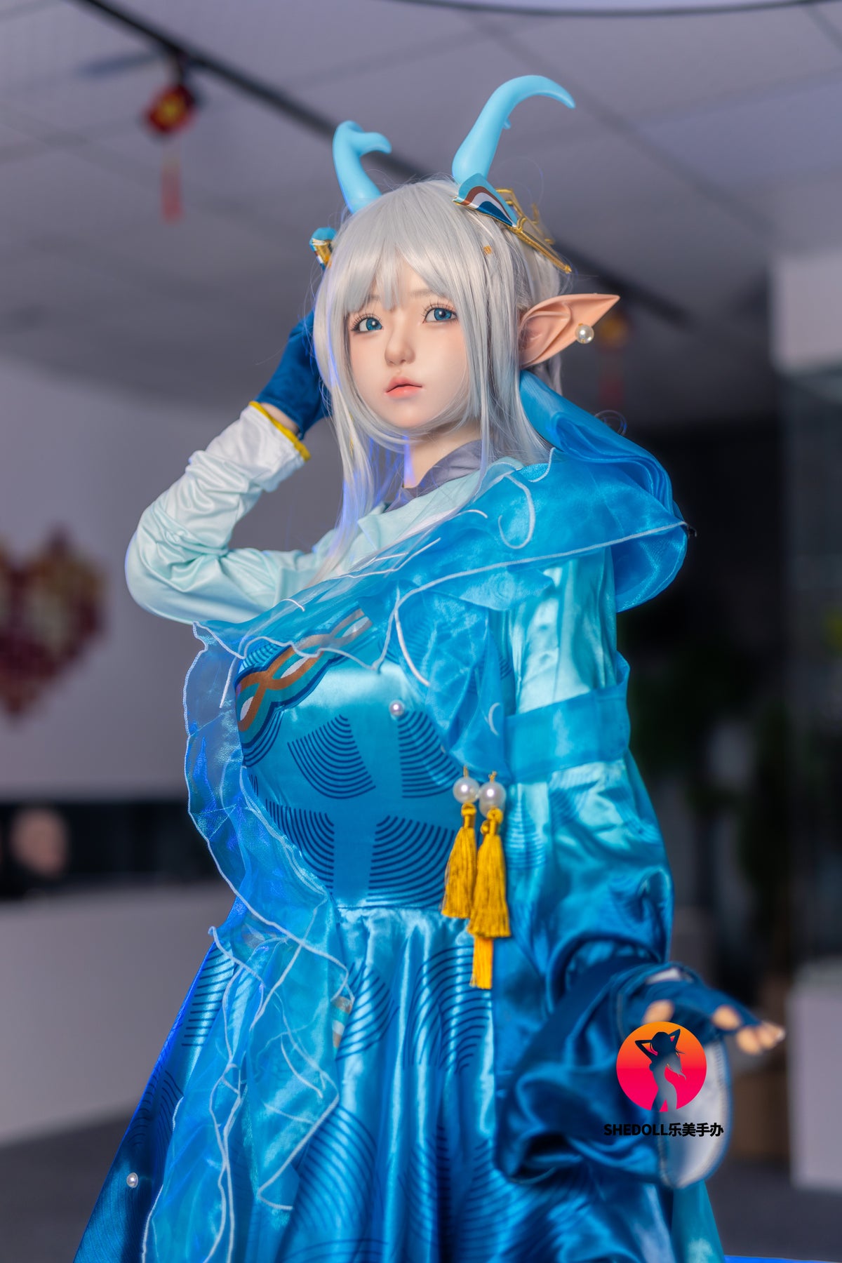 Aileen Sex Doll (SHEDOLL 148 cm D-Cup #SH087 2.0 silikonas)