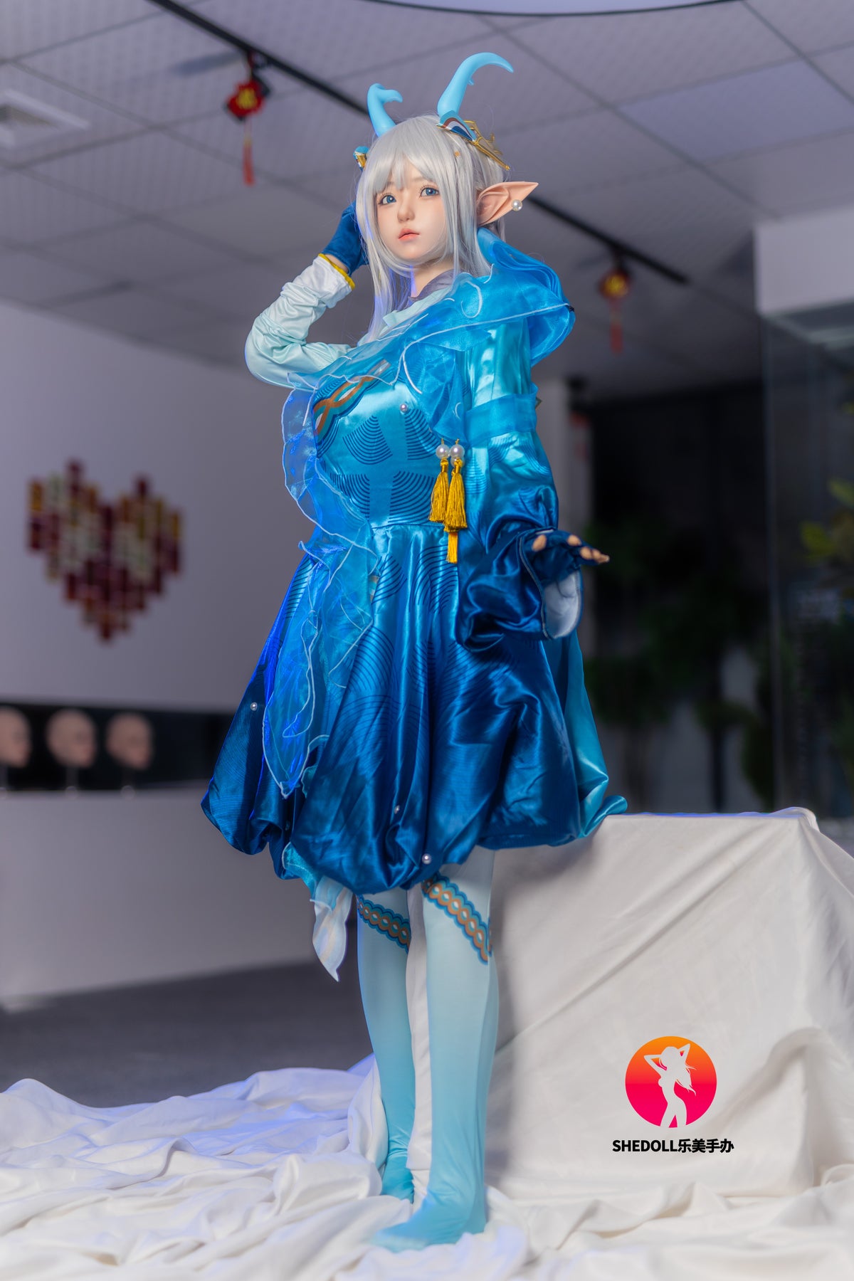 Aileen Sex Doll (SHEDOLL 148 cm D-Cup #SH087 2.0 silikonas)