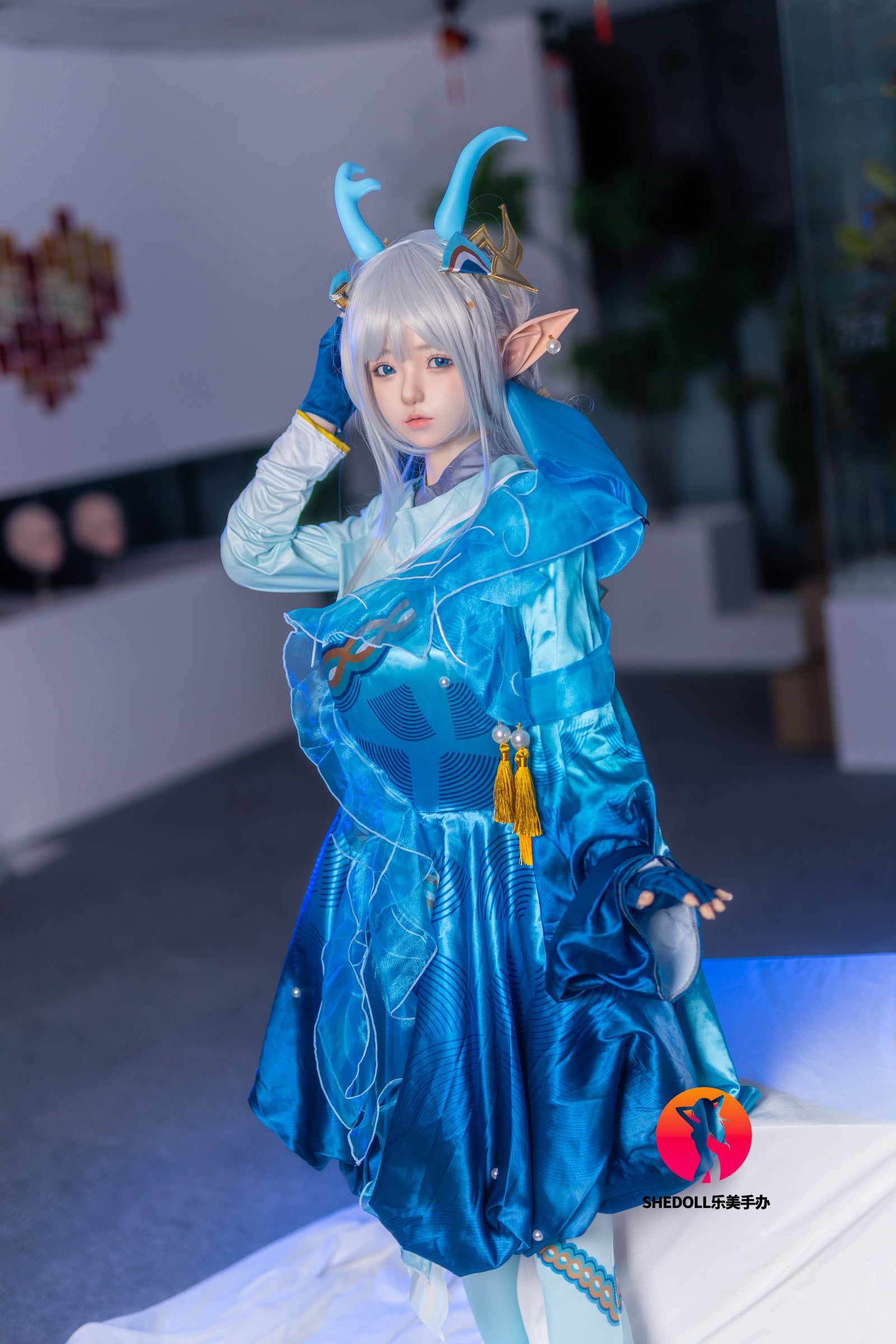 Aileen Sex Doll (SHEDOLL 148 cm D-Cup #SH087 2.0 silikonas)