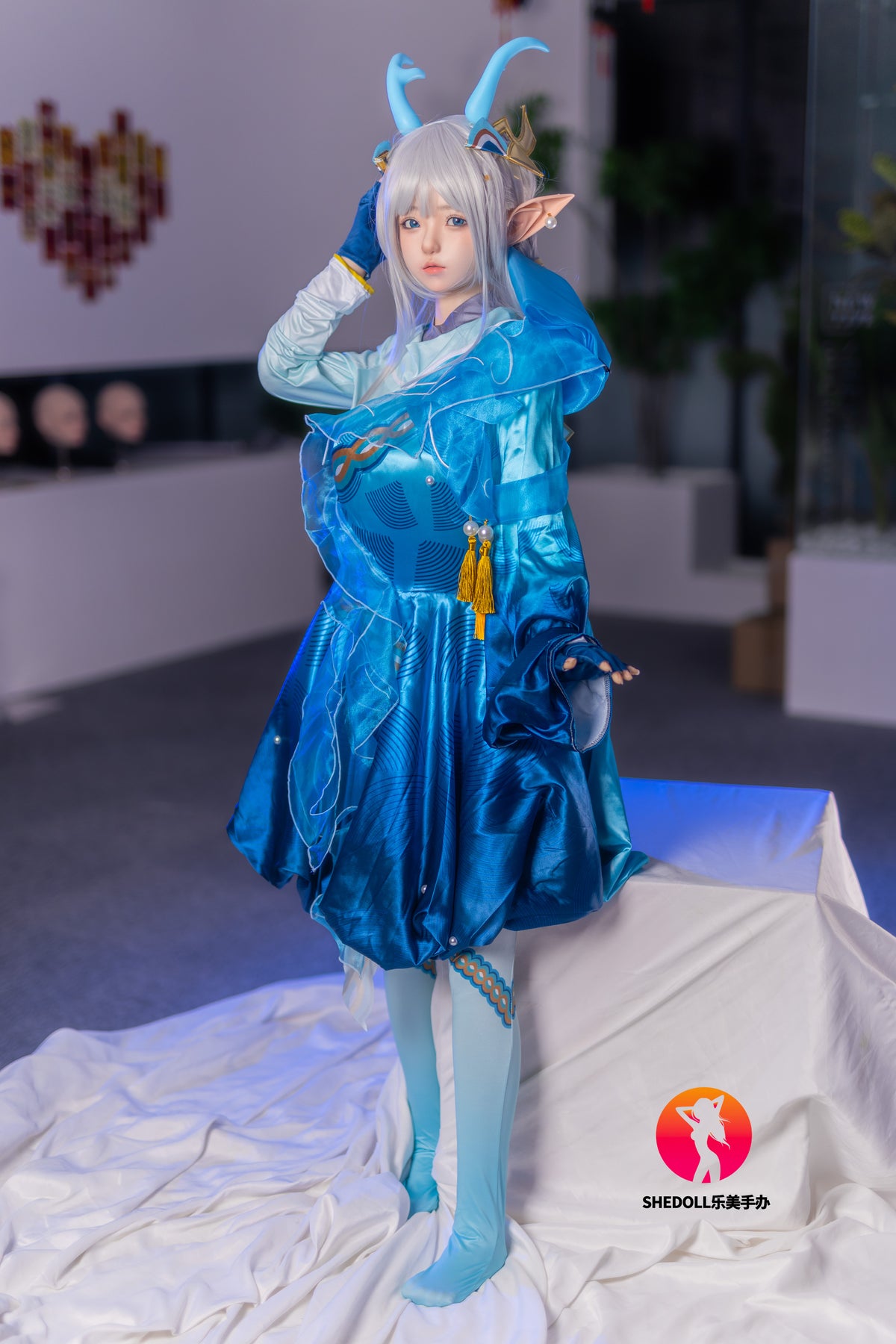 Aileen Sex Doll (SHEDOLL 148 cm D-Cup #SH087 2.0 silikonas)