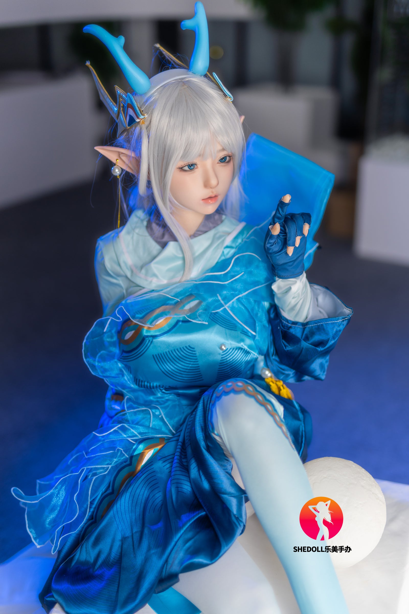 Aileen Sex Doll (SHEDOLL 148 cm D-Cup #SH087 2.0 silikonas)