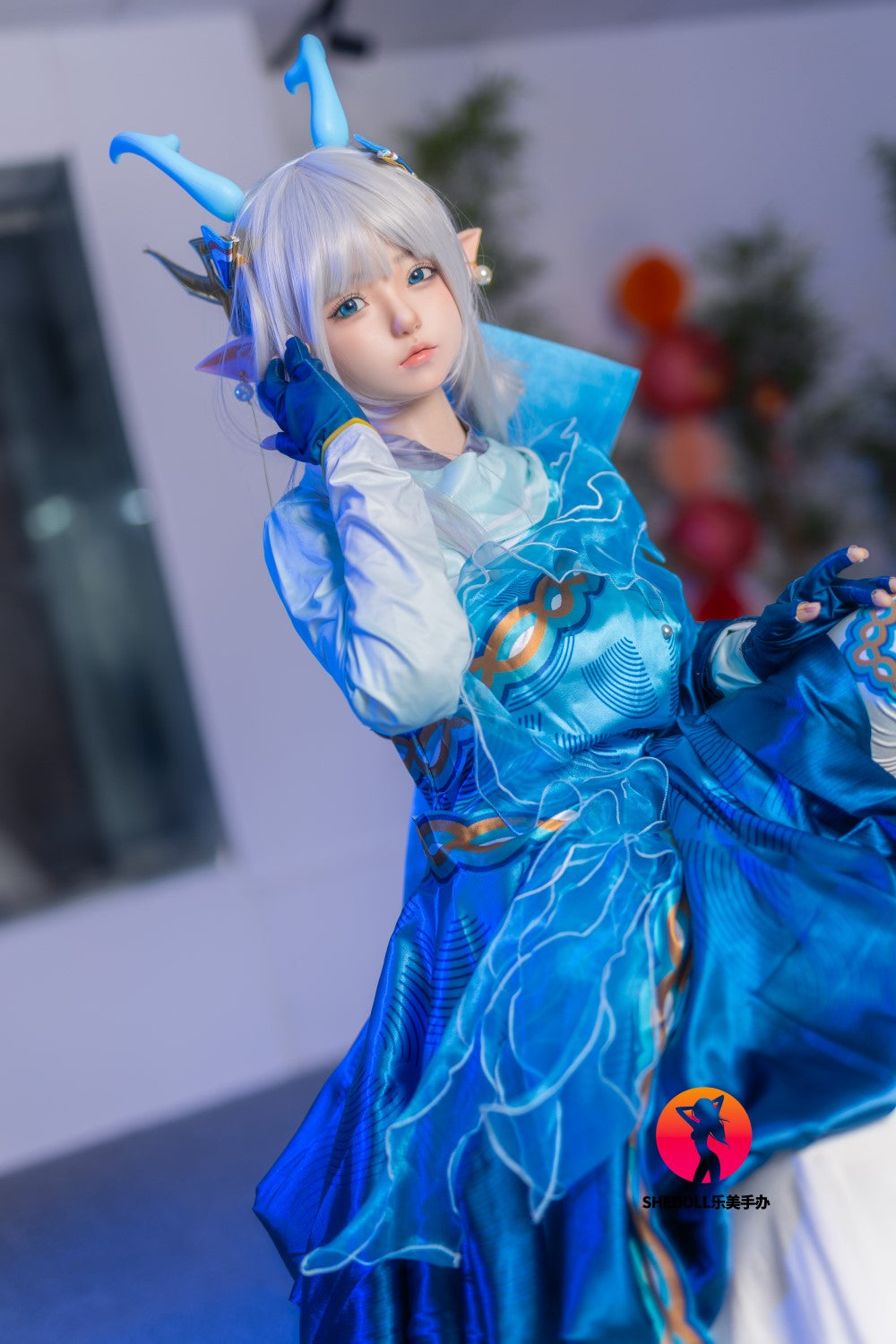 Aileen Sex Doll (SHEDOLL 148 cm D-Cup #SH087 2.0 silikonas)