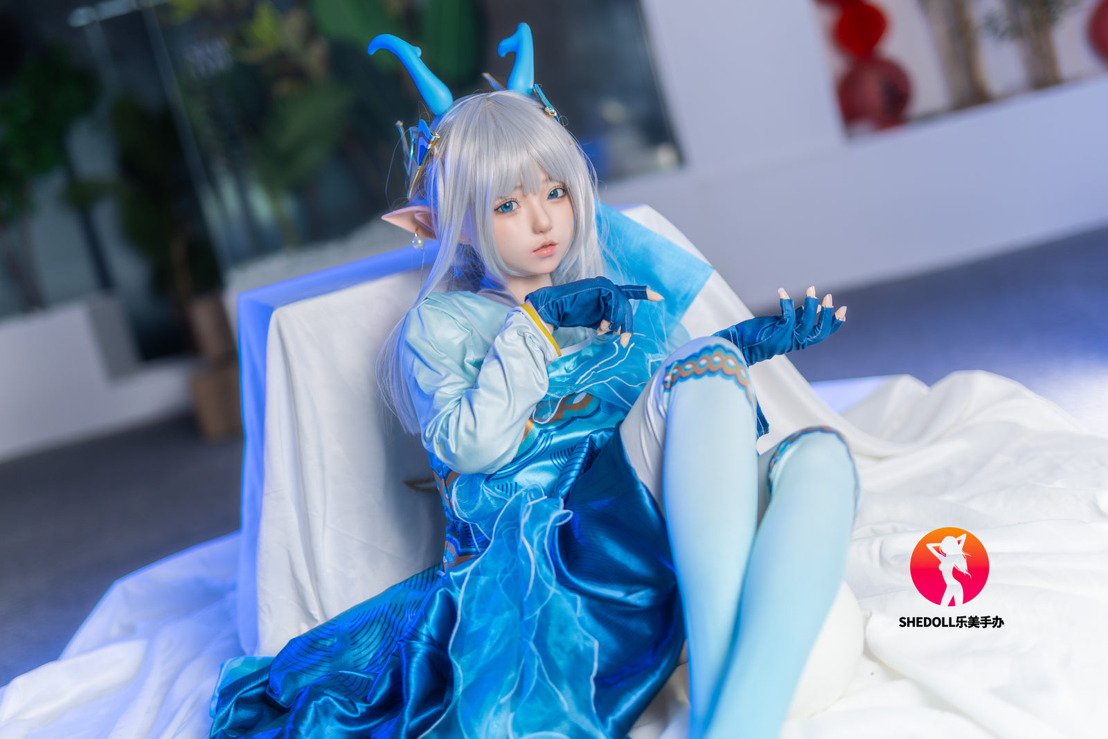 Aileen Sex Doll (SHEDOLL 148 cm D-Cup #SH087 2.0 silikonas)