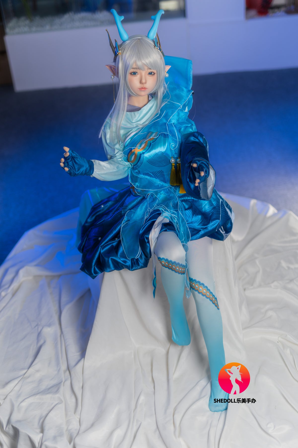 Aileen Sex Doll (SHEDOLL 148 cm D-Cup #SH087 2.0 silikonas)